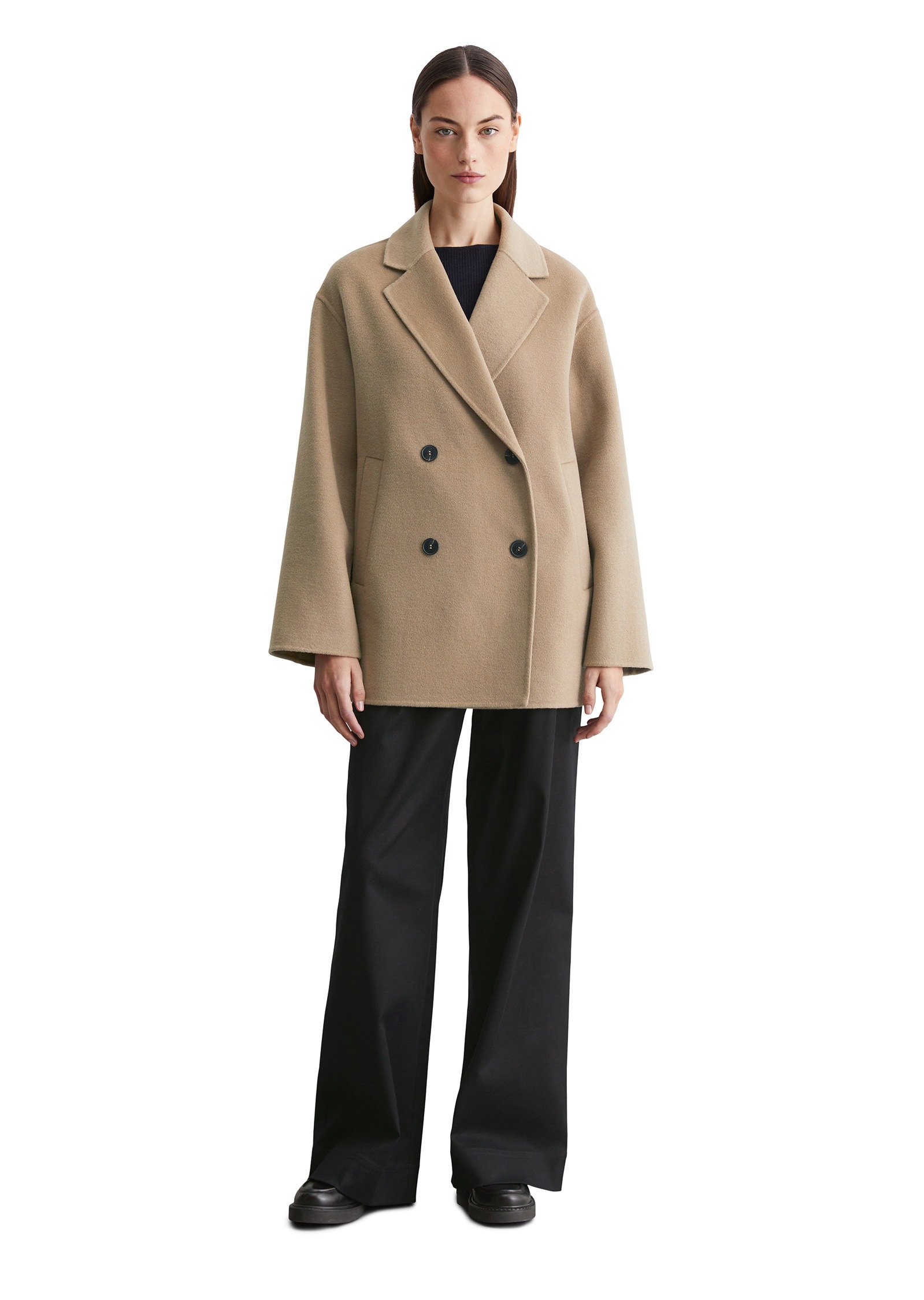 Marc O'Polo Outdoorjacke »aus Doubleface-Wolle-Mix«