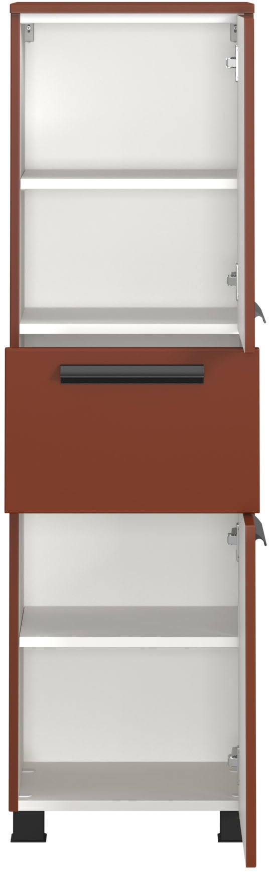 welltime Badmöbel-Set »SALVADA, 5tlg-Set, gedämpfte Scharniere, Softclose, Keramikbecken« Maße (B/T/H): 180/47,5/200 cm, 