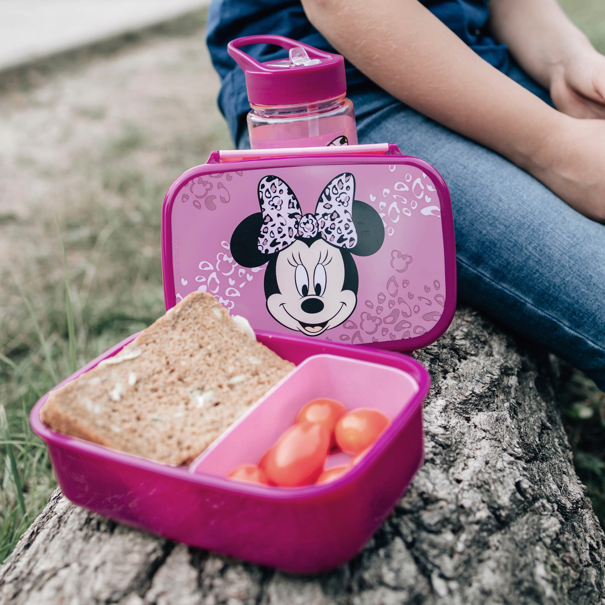 Scooli Lunchbox »Minnie Mouse«, (Set, 2 tlg.), Brotzeitdose & Trinkflasche