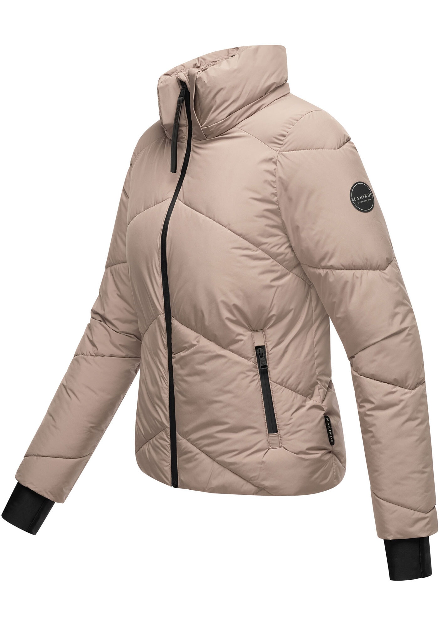 Marikoo Winterjacke »Simaraa«, mit abnehmbarem Kunstfellkragen