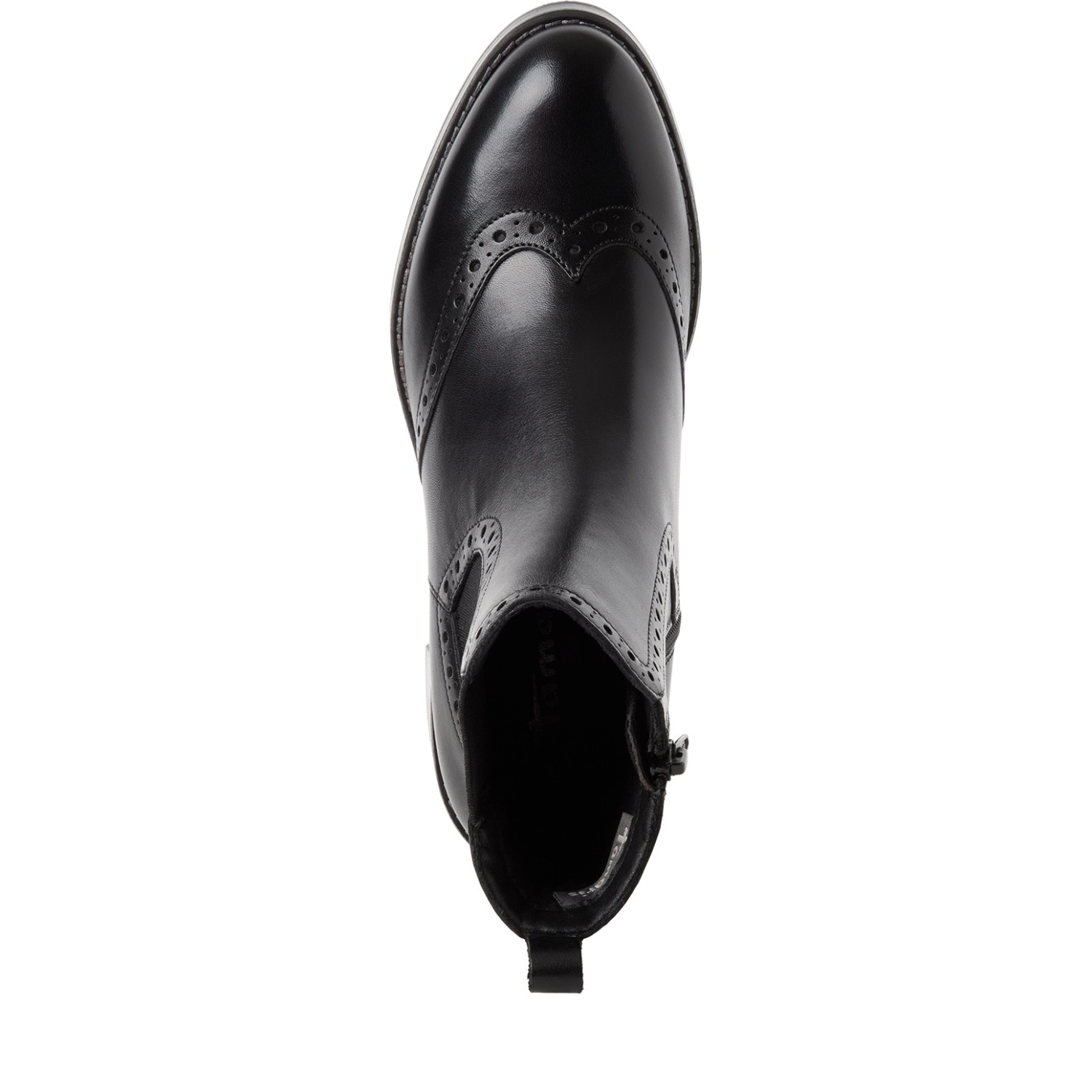 Tamaris Chelseaboots  Blockabsatz, Stiefelette mit Innenreißverschluss und Stretcheinsatz