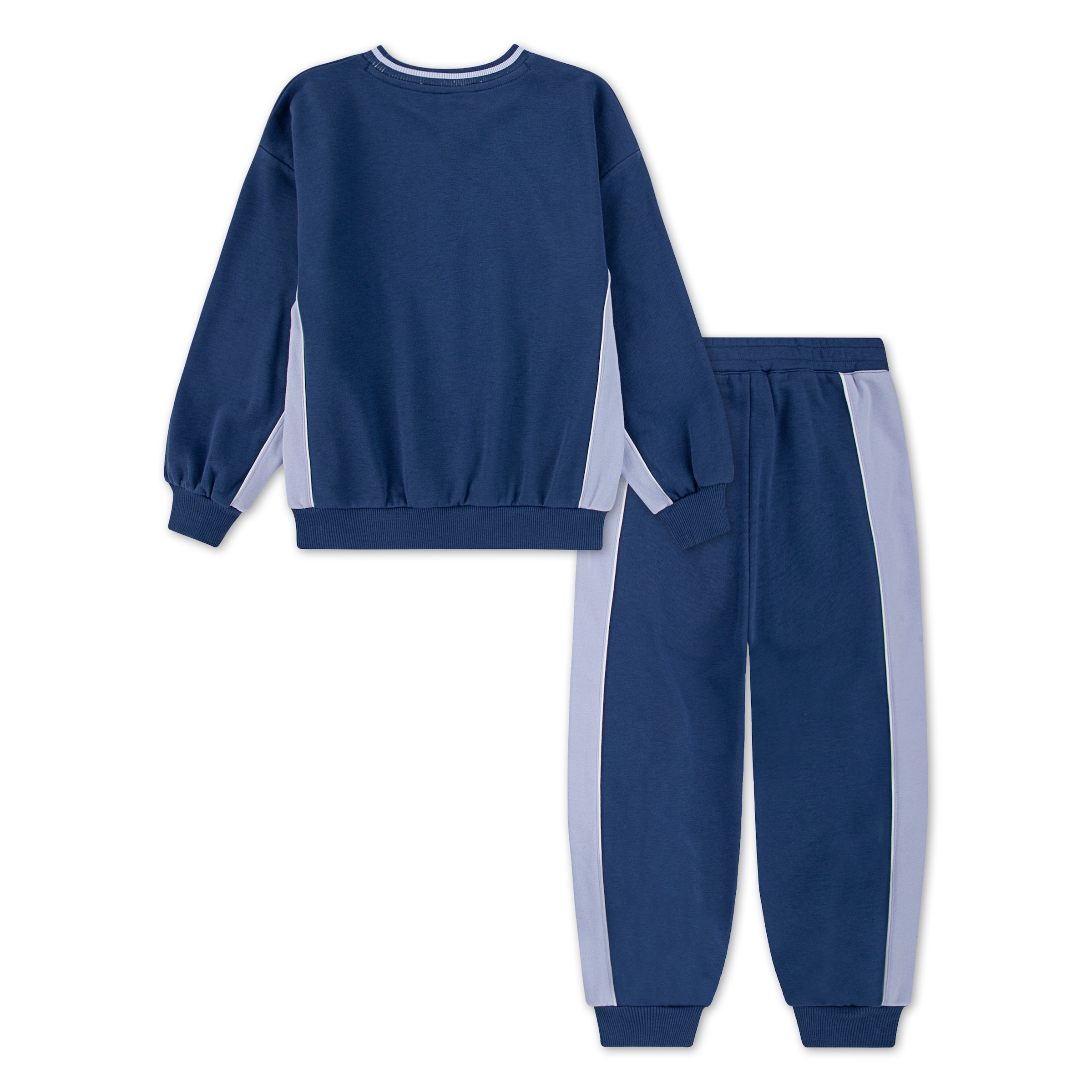 Nike Sportswear Jogginganzug »NKN FT COLOR BLOCKED CREW SET« 2 tlg. für sportliche Aktivitäten und Freizeit, bequeme Passform