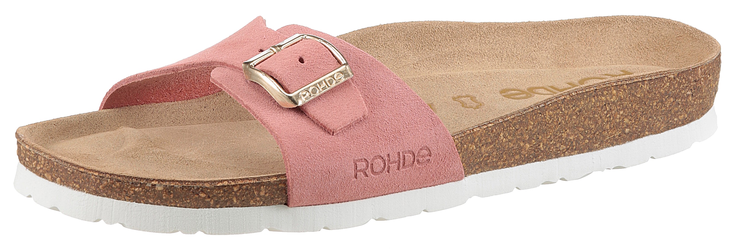 Rohde Pantolette Sommerschuh, Schlappen mit vorgeformtem Softfußbett günstig online kaufen