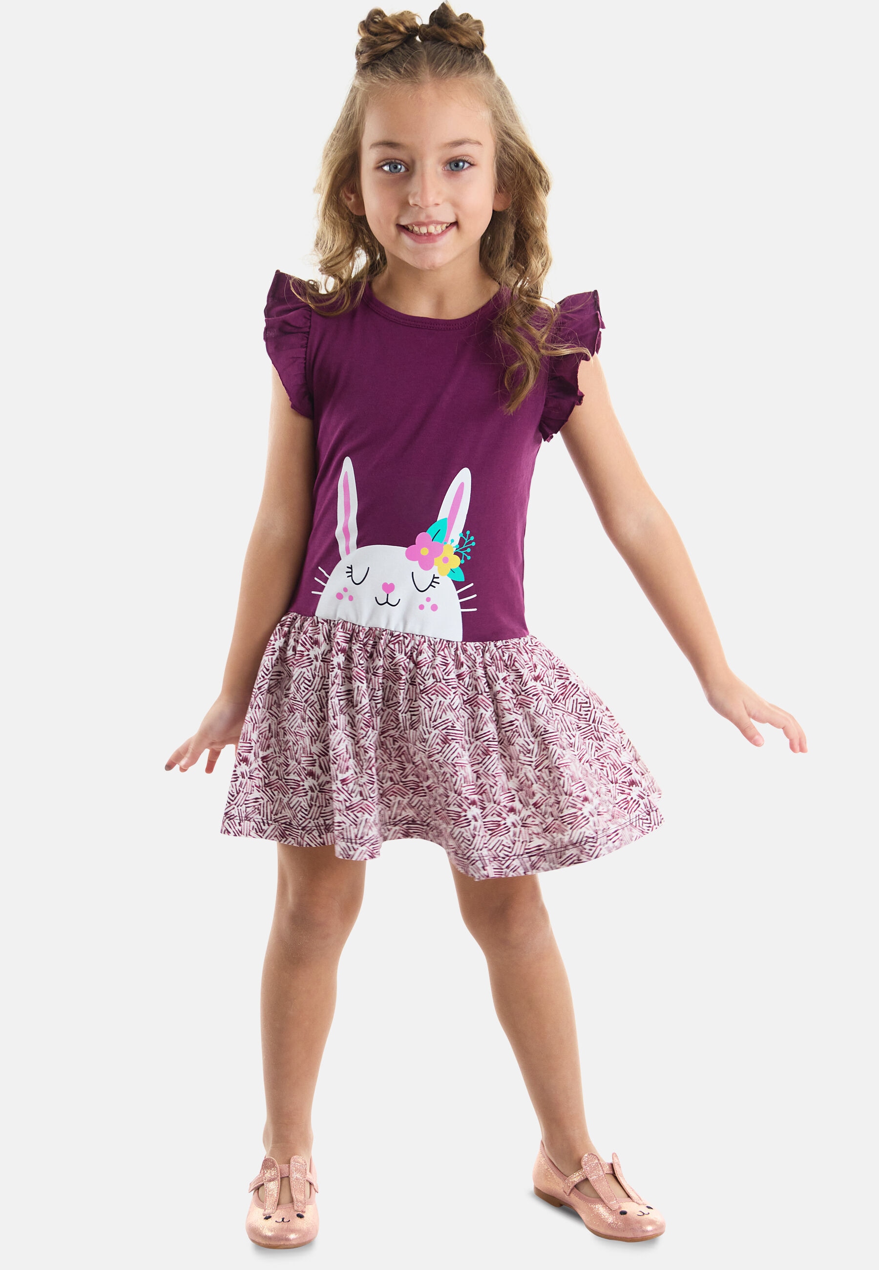 Shirtkleid »Cute Bunny«, mit niedlichem Hasen-Print