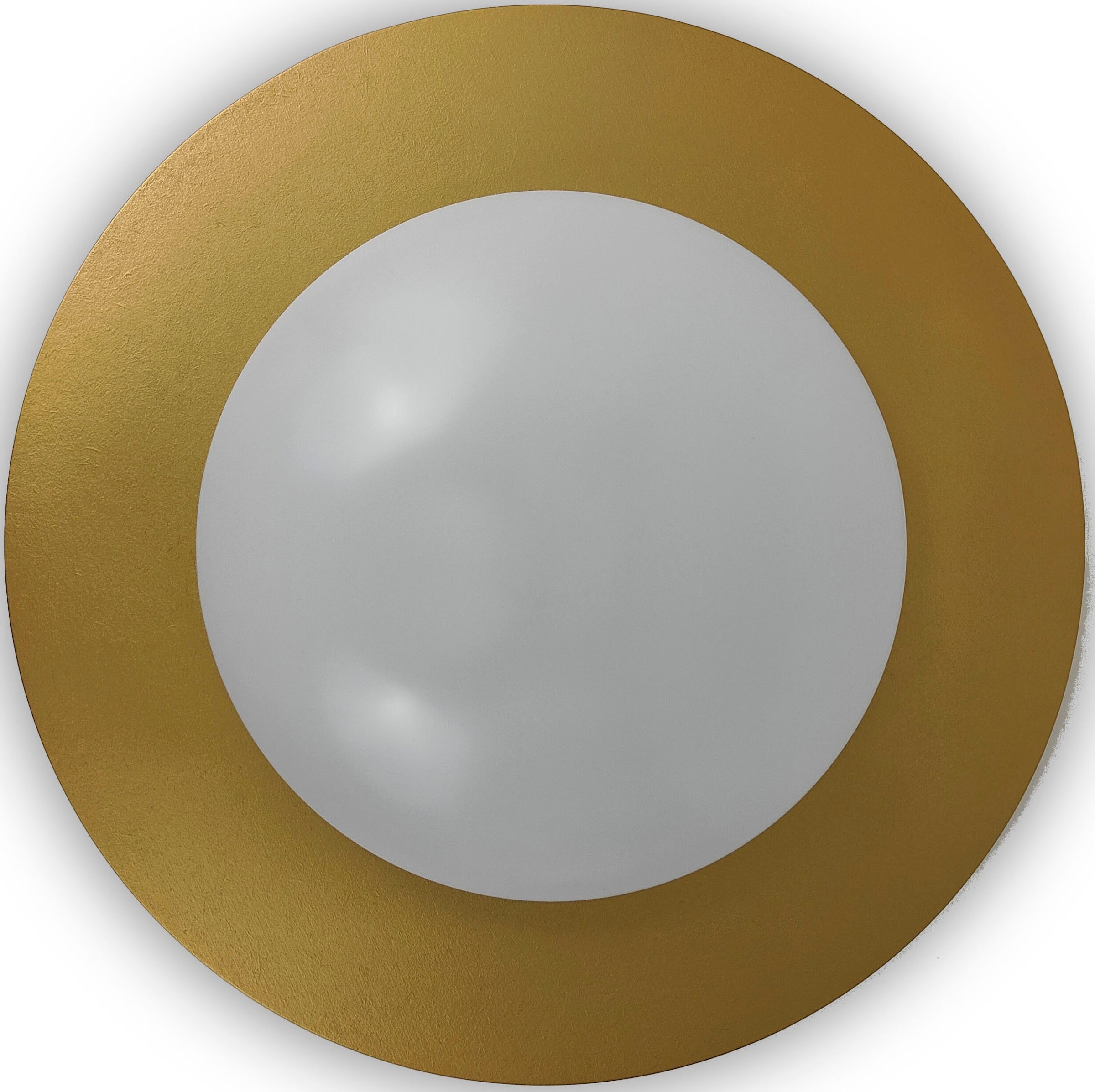 niermann Deckenleuchte »Deckenschale Saturn, 1 einfachen Leuchtmittelwechsel E27 flammig-flammig, | BAUR Fassung gold«, für