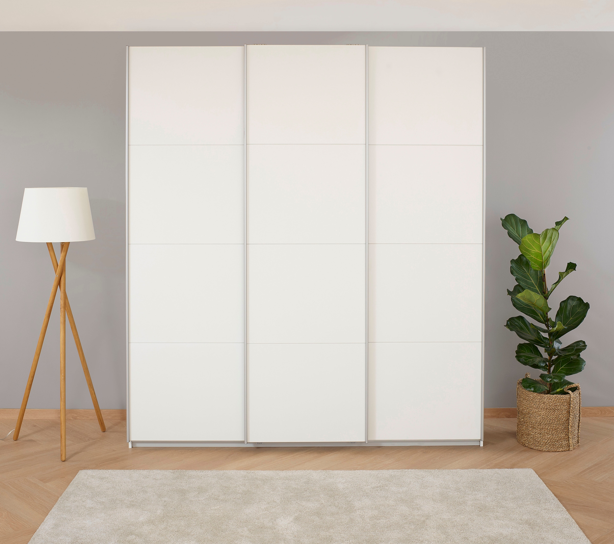 OTTO home Kleiderschrank "Mehrzweckschrank Aktenschrank Möbel Mietswohnung Schlafzimmer KOLUNA" 3 Ausstattungen BASIC/CLASSIC/PREMIUM (inkl. SOFT-CLOSE-FUNKTION), Breiten 203/271/315/360 cm Höhen 210/229 Dekor-Front MADE IN GERMANY