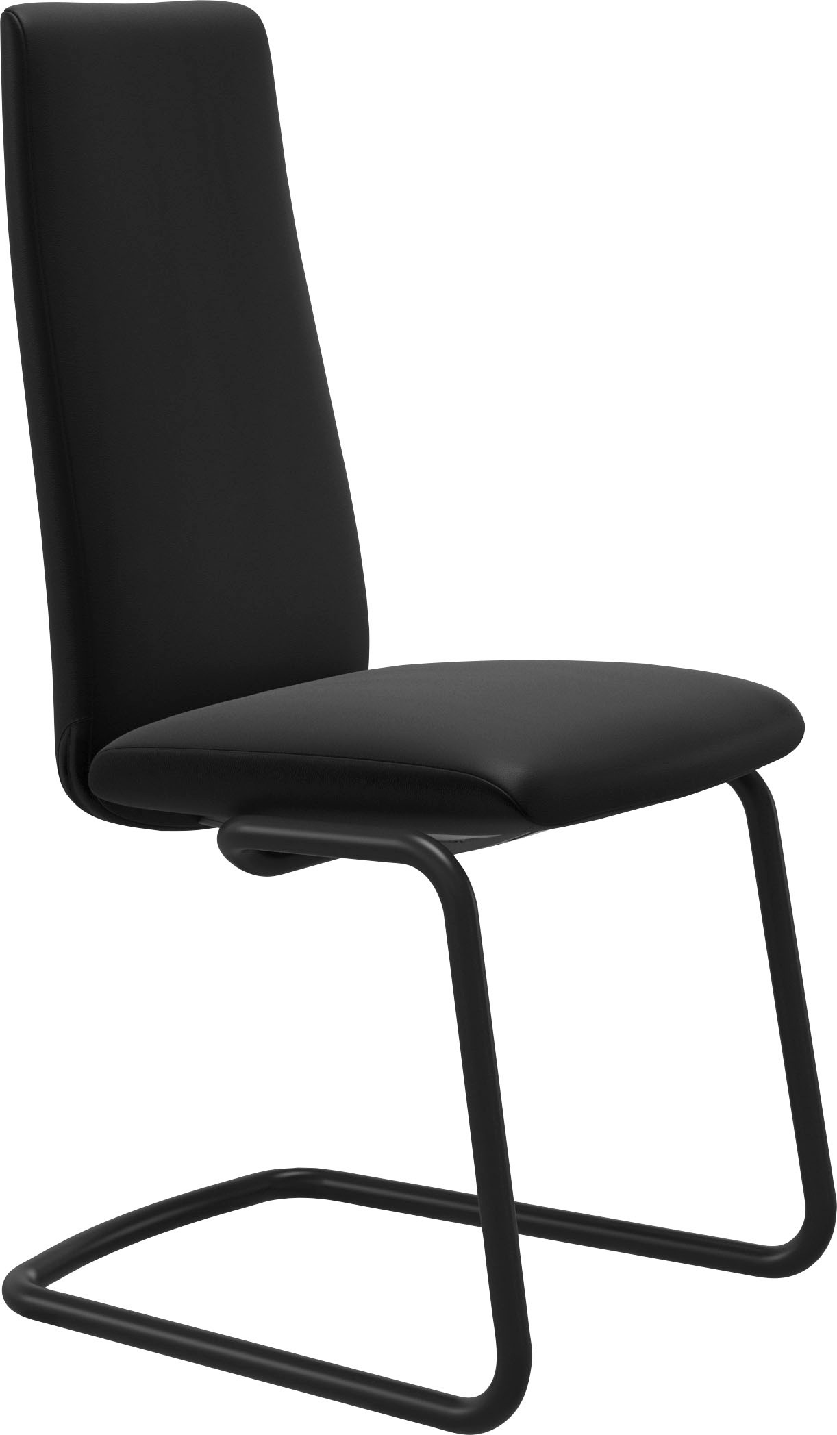 Stressless® Polsterstuhl »Laurel«, Leder BATICK, High Back, Größe M, mit Beinen aus Stahl in Schwarz matt