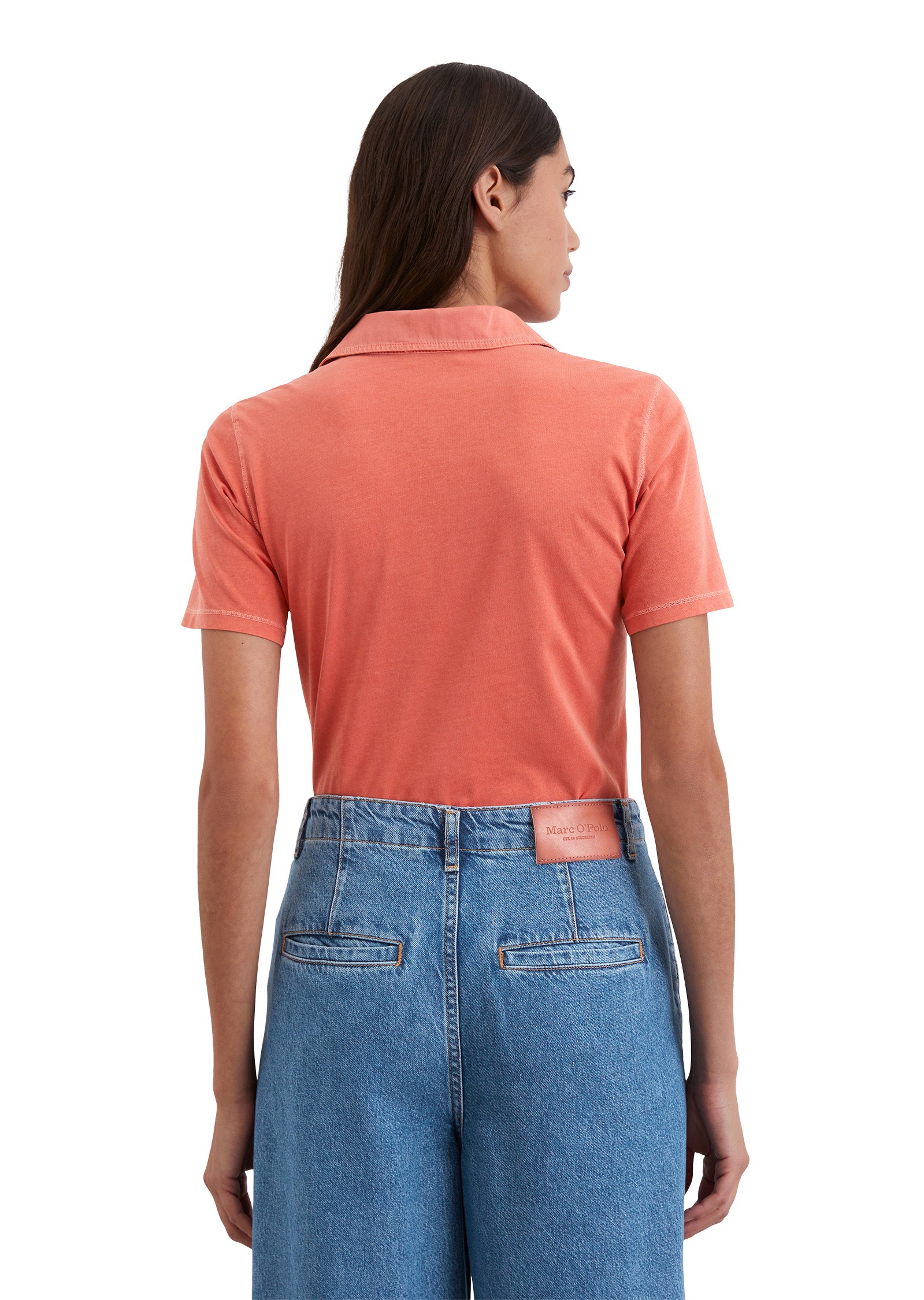 Marc O'Polo Poloshirt »mit Material-Mix-Details«