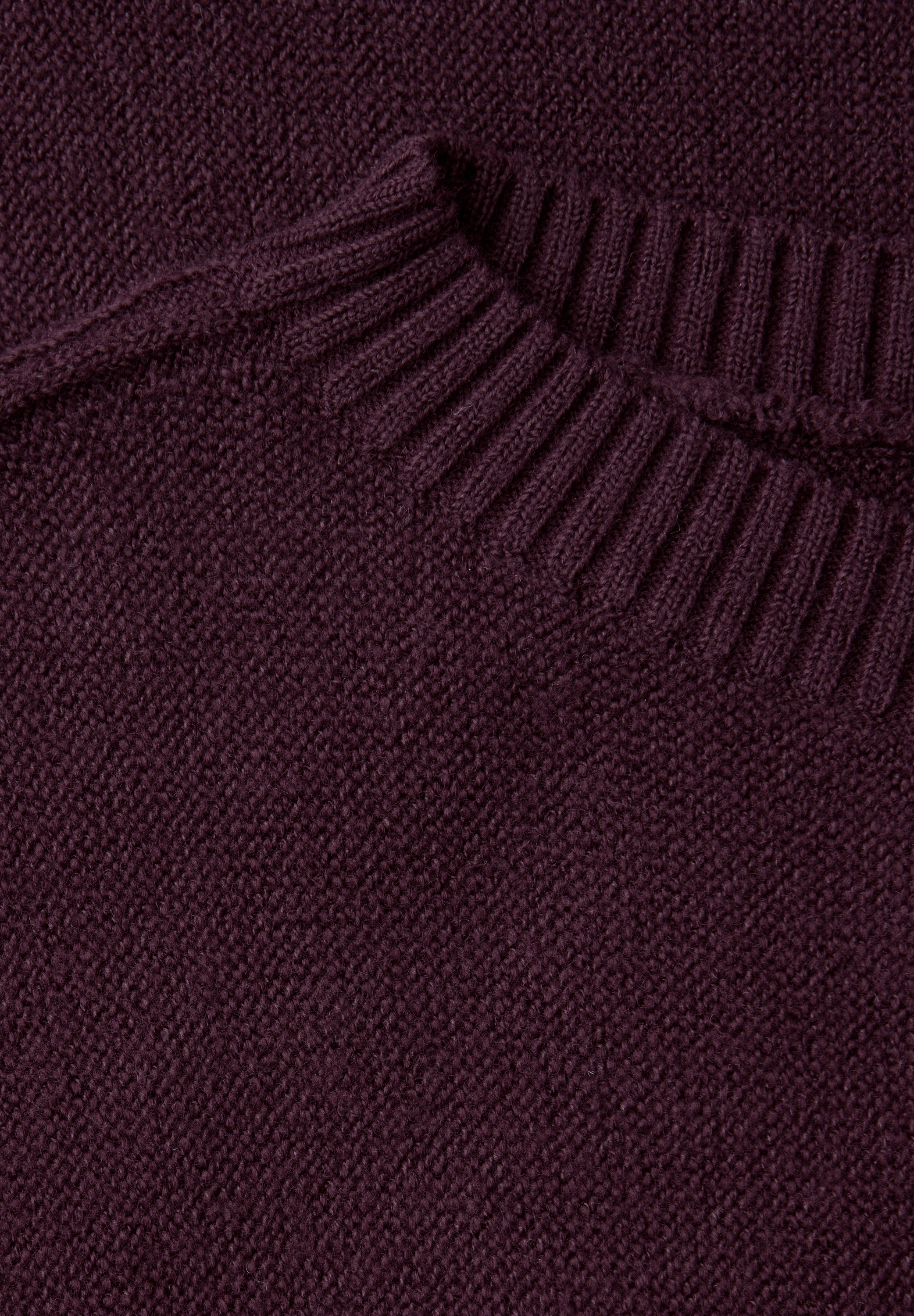 STREET ONE Rundhalspullover mit Rippbündchen