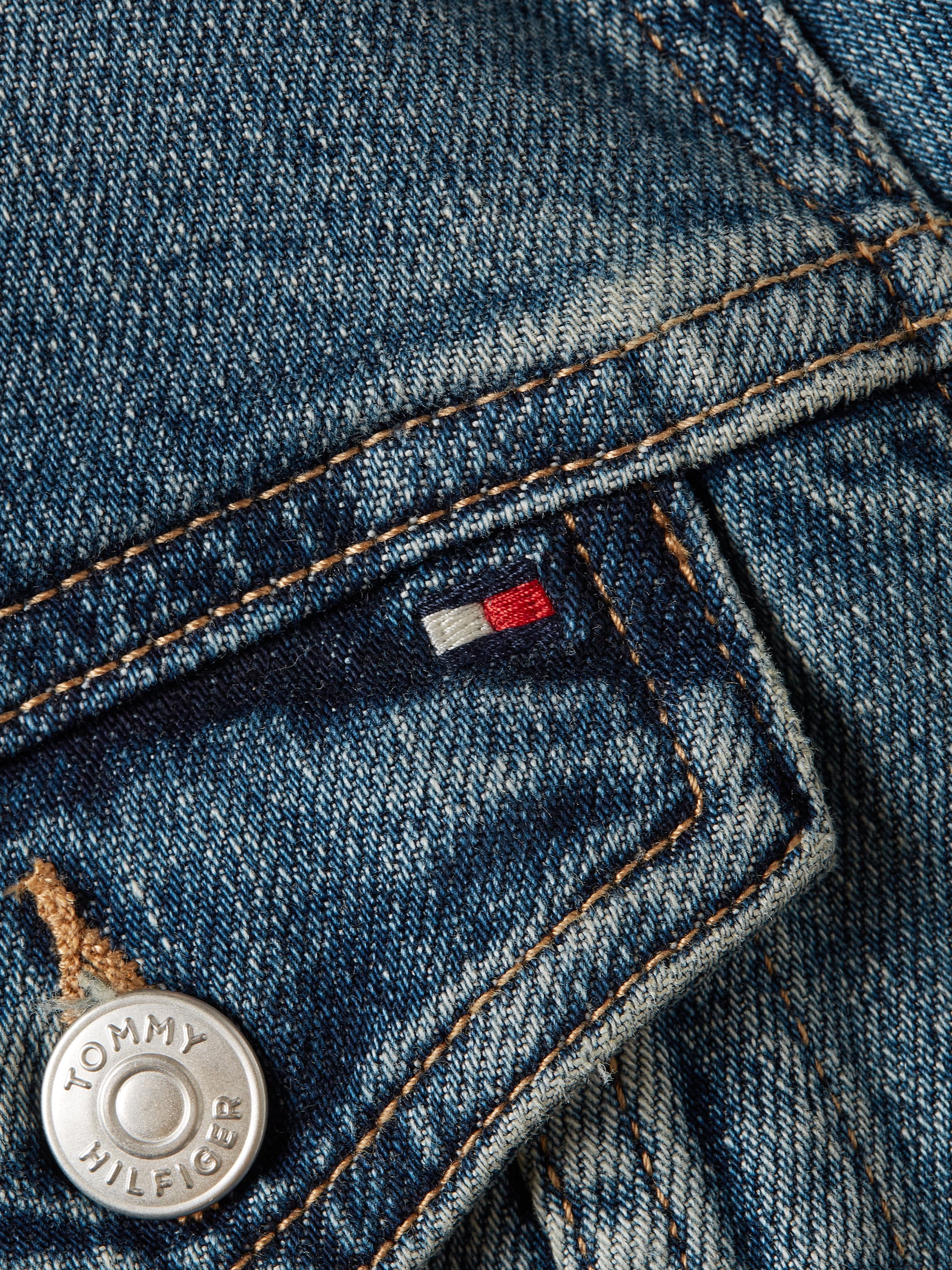 Tommy Hilfiger Jeansjacke, mit Logostickerei