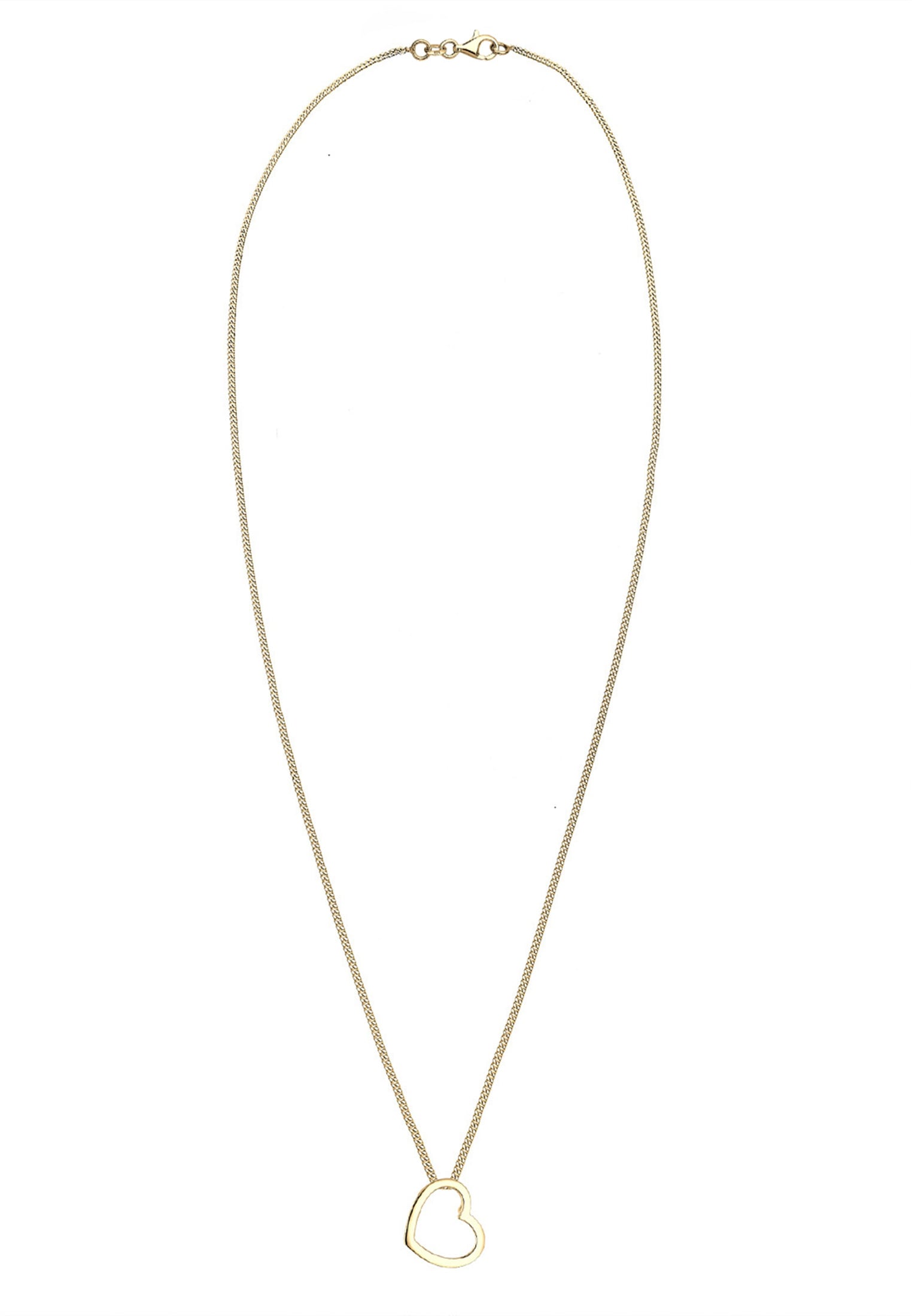 Elli Kette mit Anhänger »Herz Liebe 925 Sterling Silber«