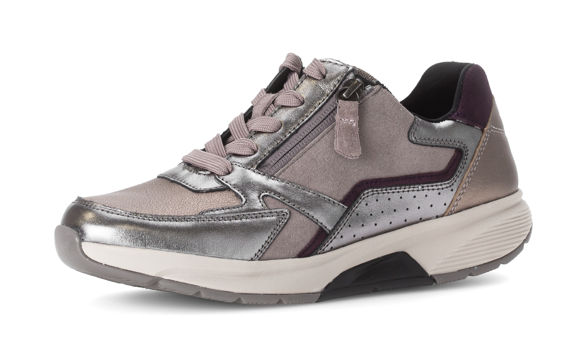 Gabor Rollingsoft Keilsneaker, Schnürer, Halbschuh, Freizeitschuh mit zusät günstig online kaufen