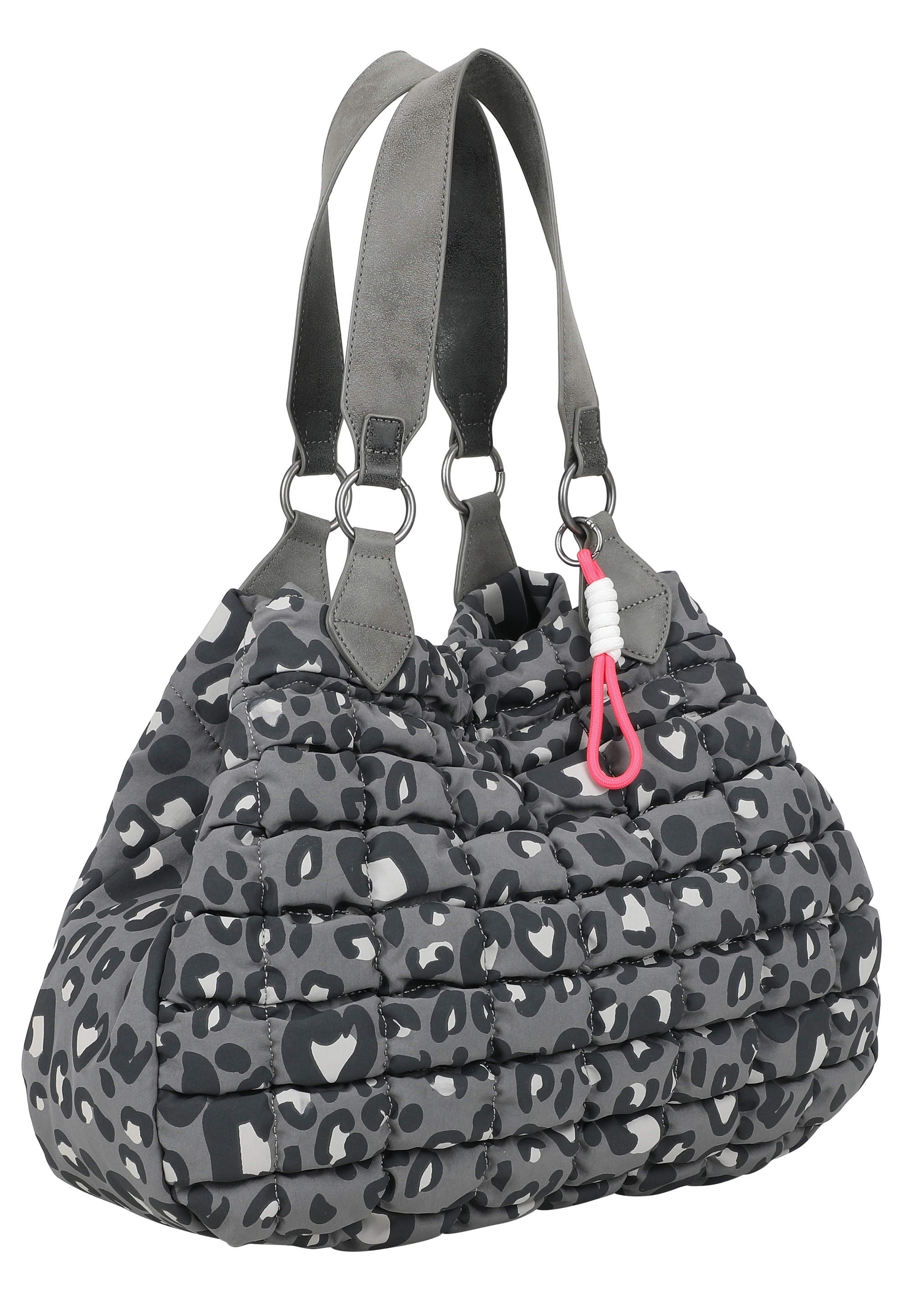 Fritzi aus Preußen Henkeltasche »Leo Bubble Soft Anthra«, mit tollem Griff und großen Füllvolumen