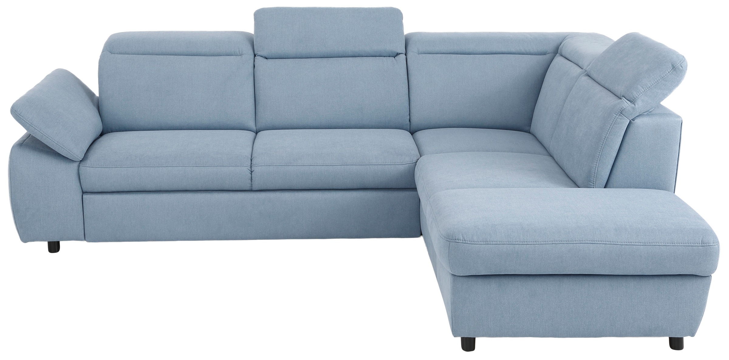 Home affaire Ecksofa "Mauritius L-Form" mit Ottomane, mit Kopfteil- und Arm günstig online kaufen