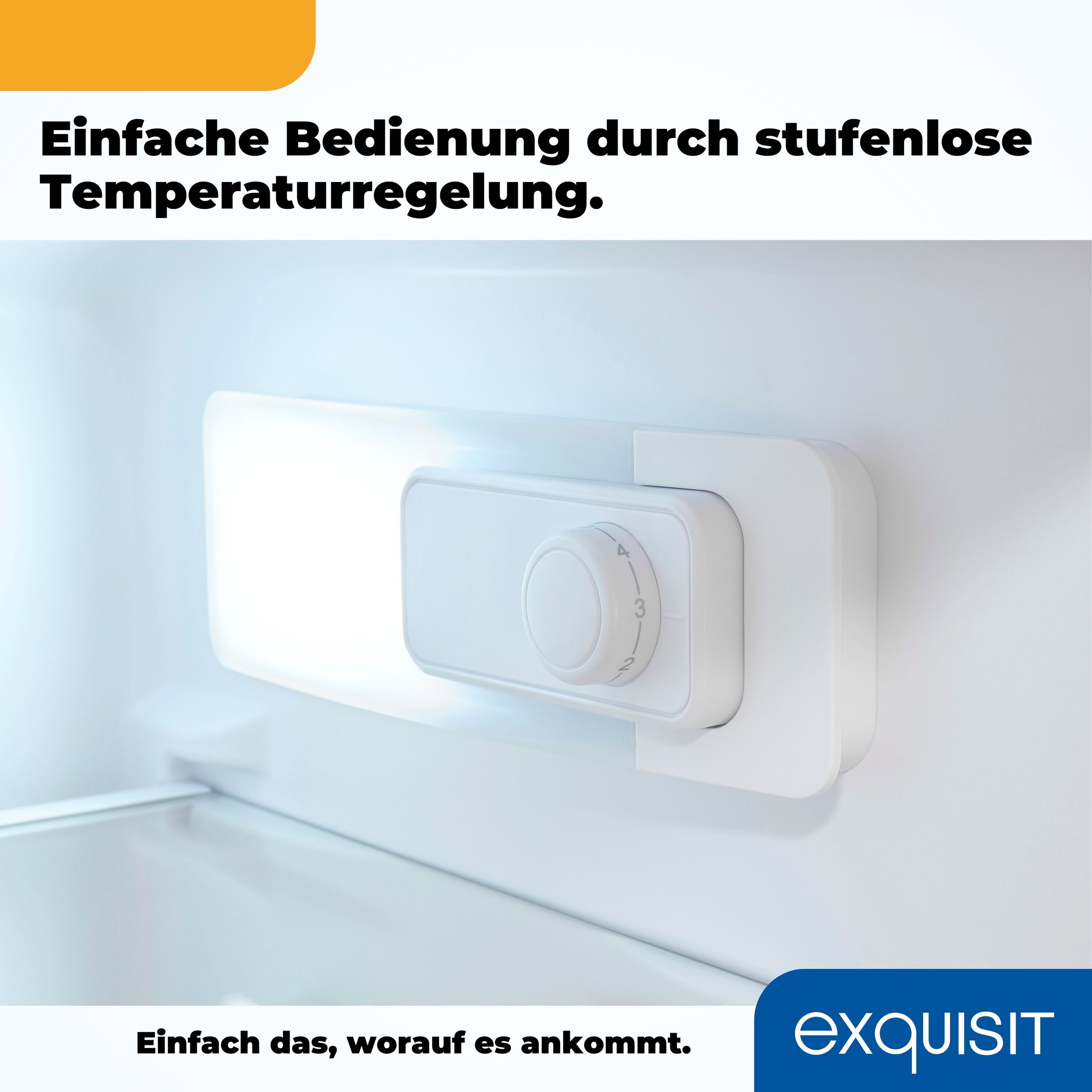 exquisit Vollraumkühlschrank »KS320-V-H-040D inoxlook«