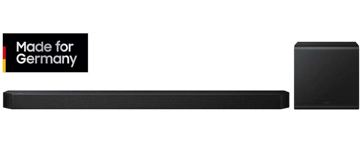 Samsung Soundbar »HW-Q810GH« 5.1.2 (Bluetooth | WLAN (WiFi) Bassregelung | Lautstärkeregelung | Nacht Modus | Pairing ) 5.1.2-Kanal Surround-Sound, Kabelloser 8"-Subwoofer, Dolby Atmos
