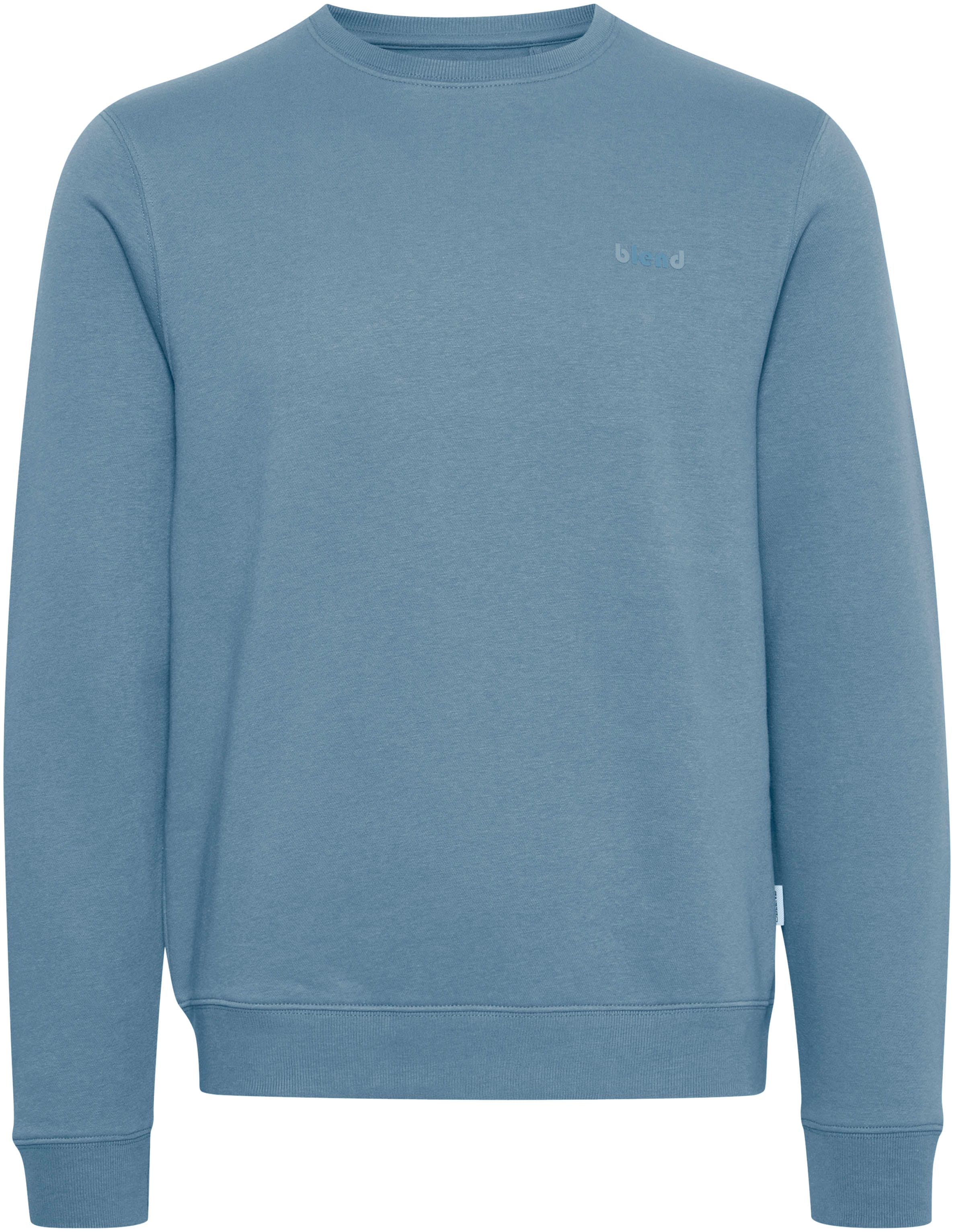 Blend Sweatshirt "BHDOWNTON CREW", aus Baumwollmischung, Slim Fit, mit Rundhalsausschnitt