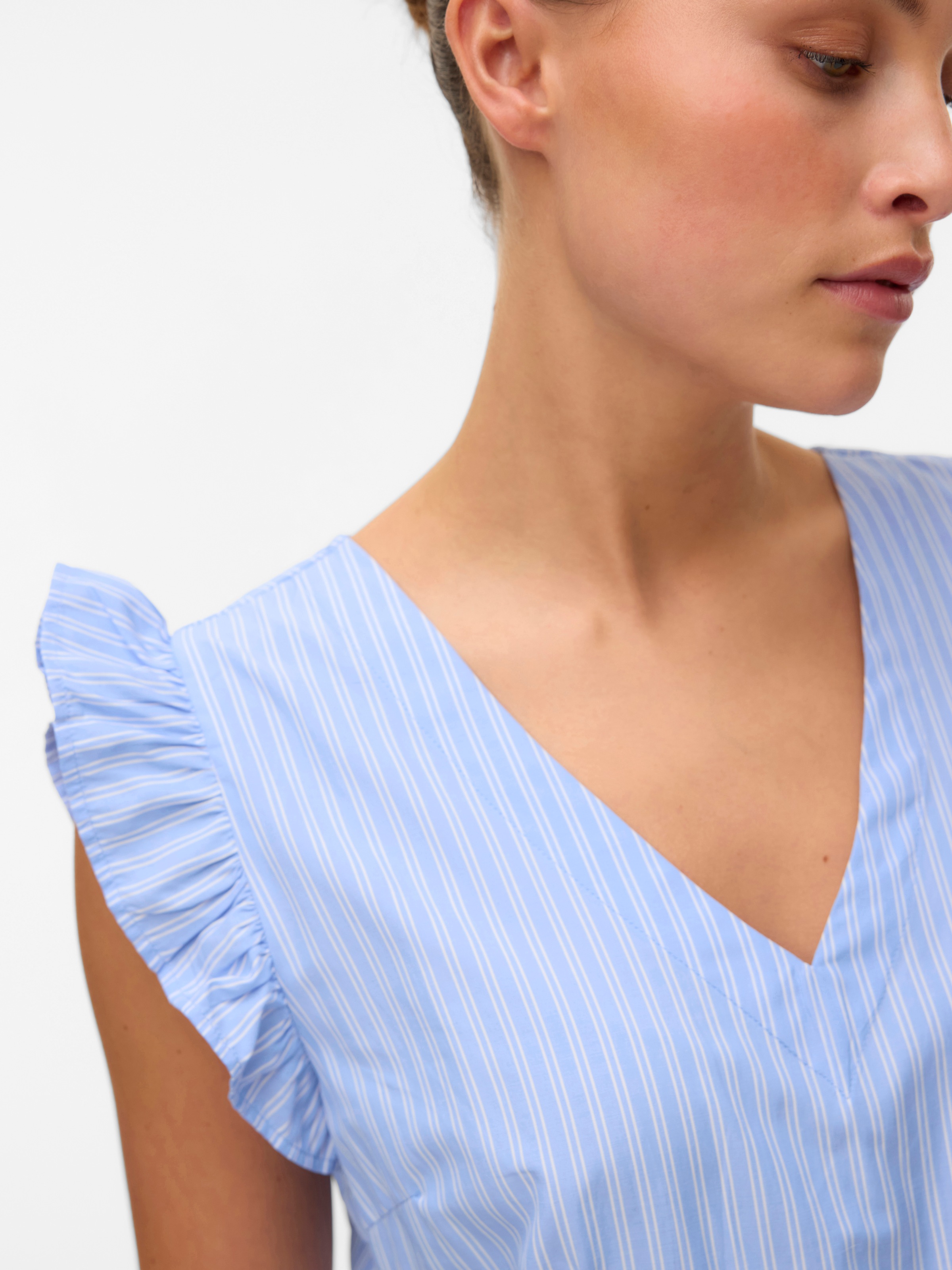 Vero Moda Tunikakleid "VMFANNI SL SHORT DRESS WVN GA NOOS" günstig online kaufen