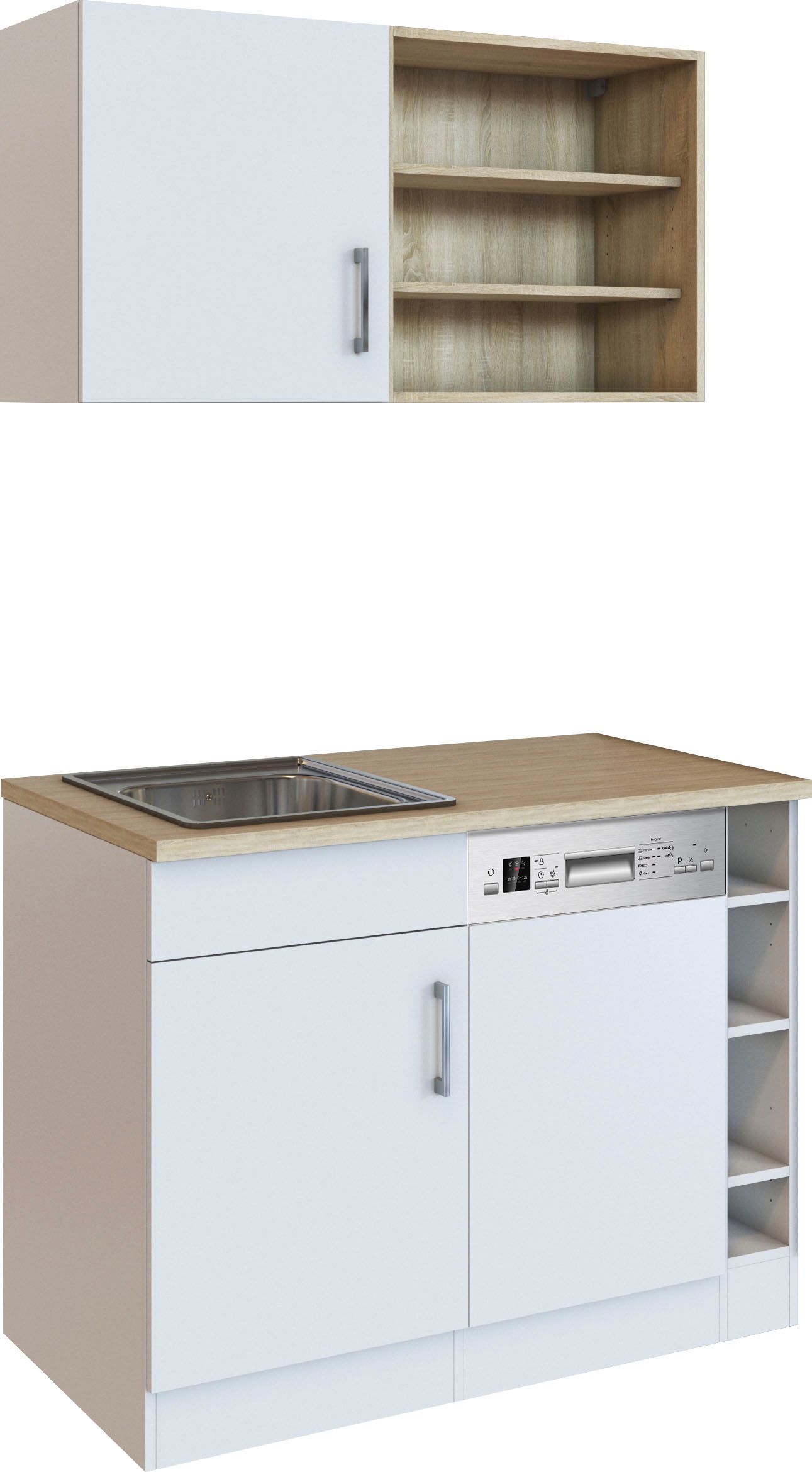 KOCHSTATION Pantryküche »KS-Mali«, Breite 110 cm, mit E-Geräten