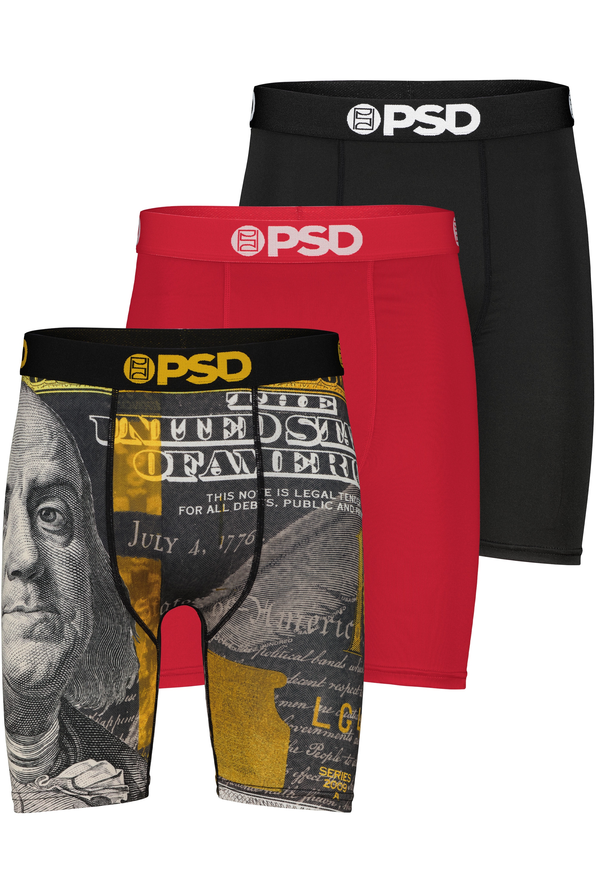 PSD Boxershorts "3 PACK - GOLD BENJI Herren"