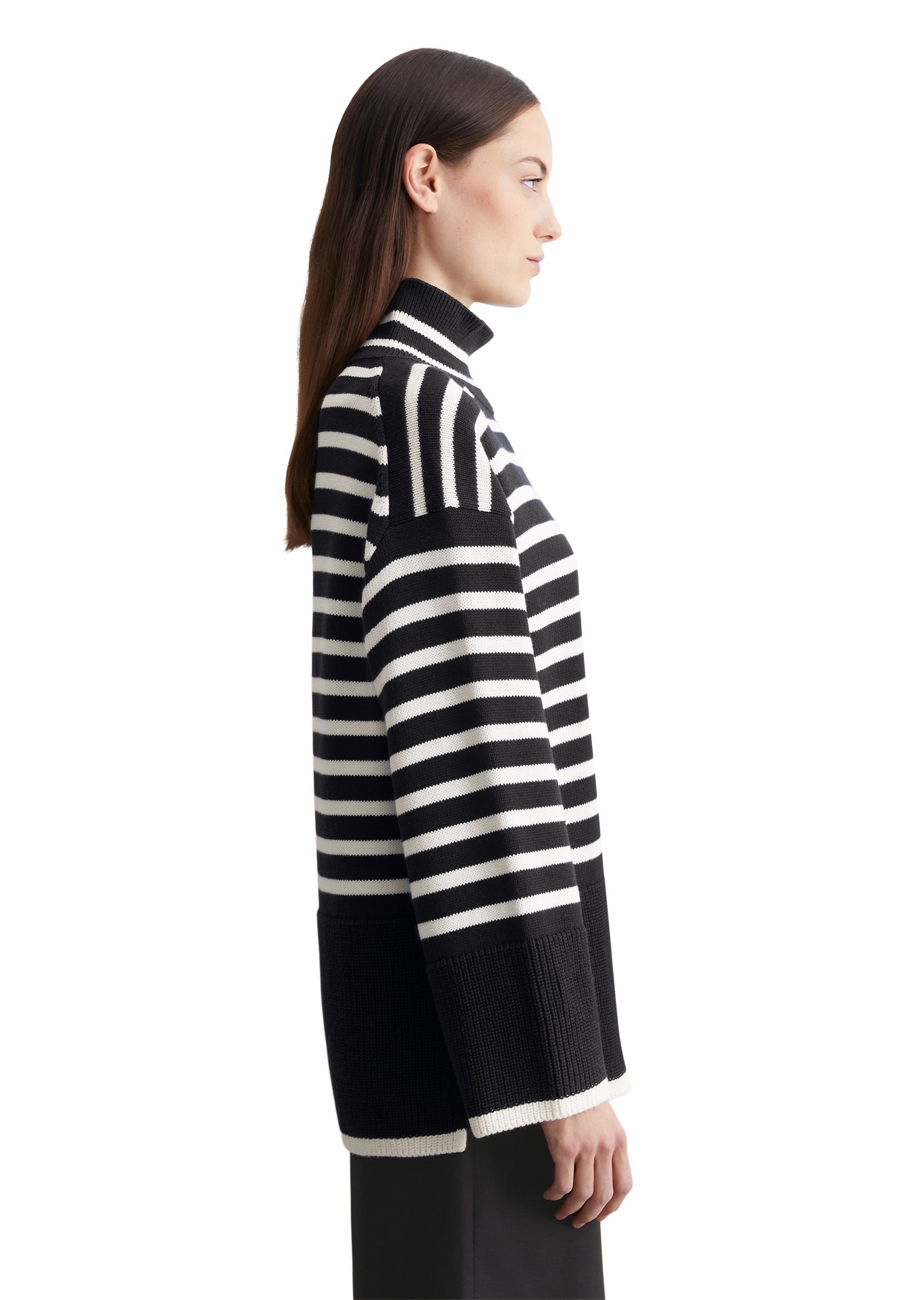 Marc O'Polo Strickpullover »mit Streifen-Dessin«