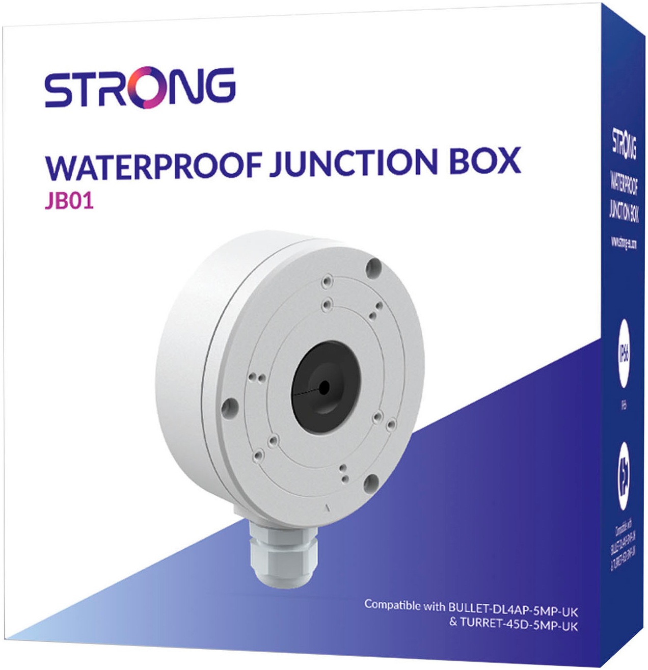 Strong Überwachungskamera-Halterung »Wasserdichte Sicherungsbox für Überwachungskameras«, für BUL05DL0-P und TUR05DL0-P Kameras, Schutzart IP66
