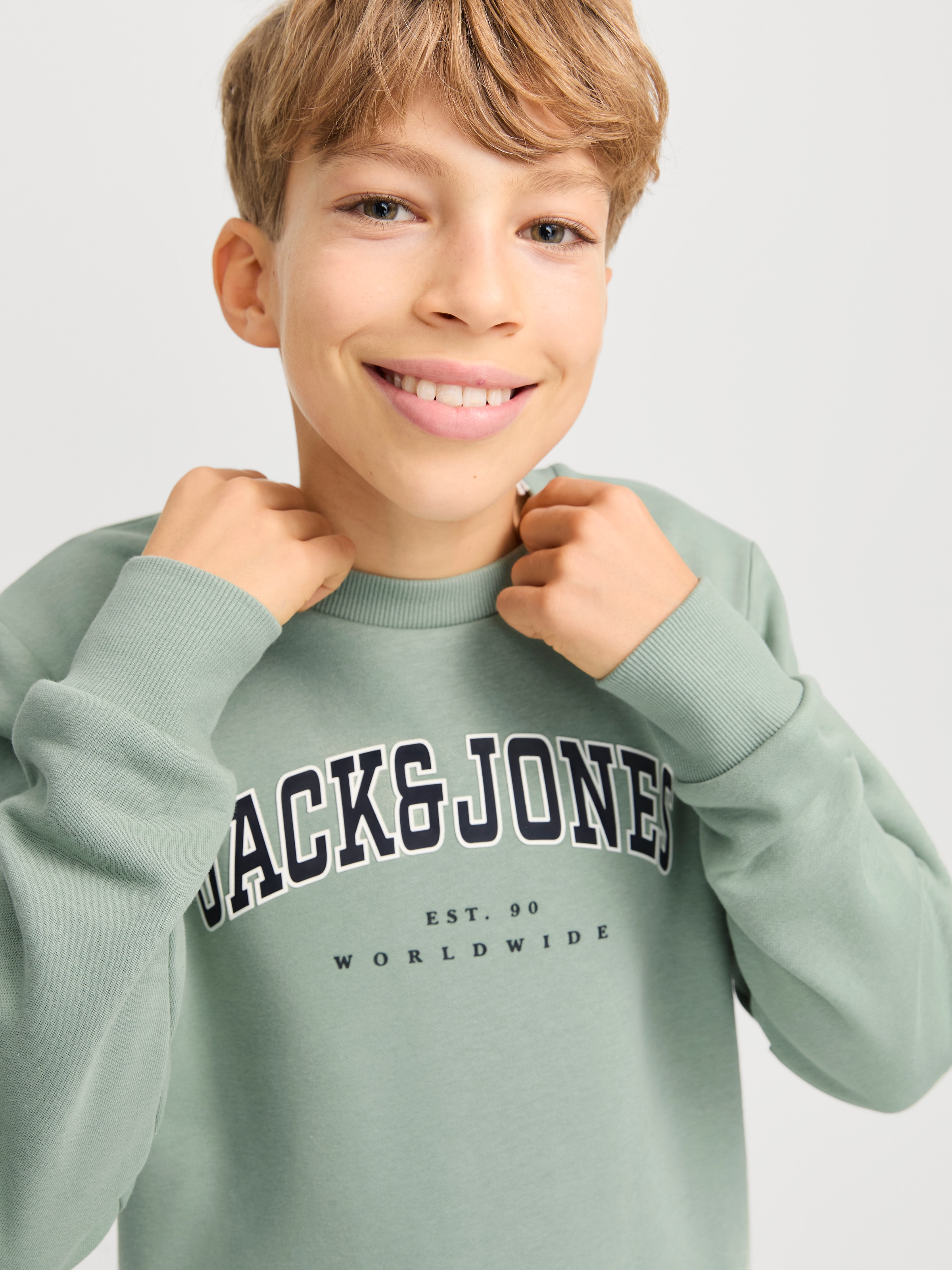 Jack & Jones Junior Sweatshirt »JJECALEB VARSITY SWEAT CREW NECK SN JNR«