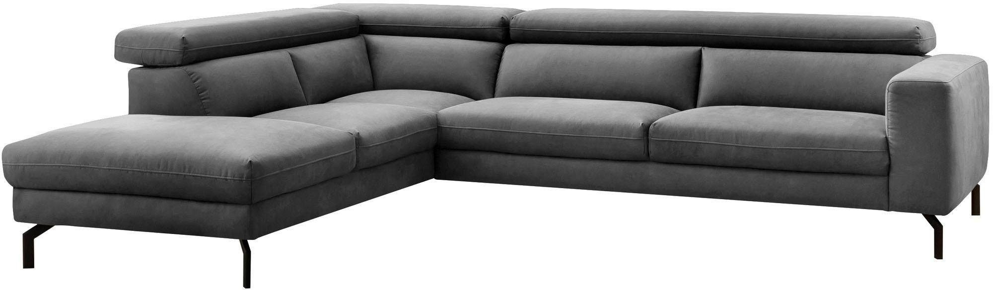 Places of Style Ecksofa "Olanta, modern und bequem, Breite 305cm, Fuß 16cm günstig online kaufen
