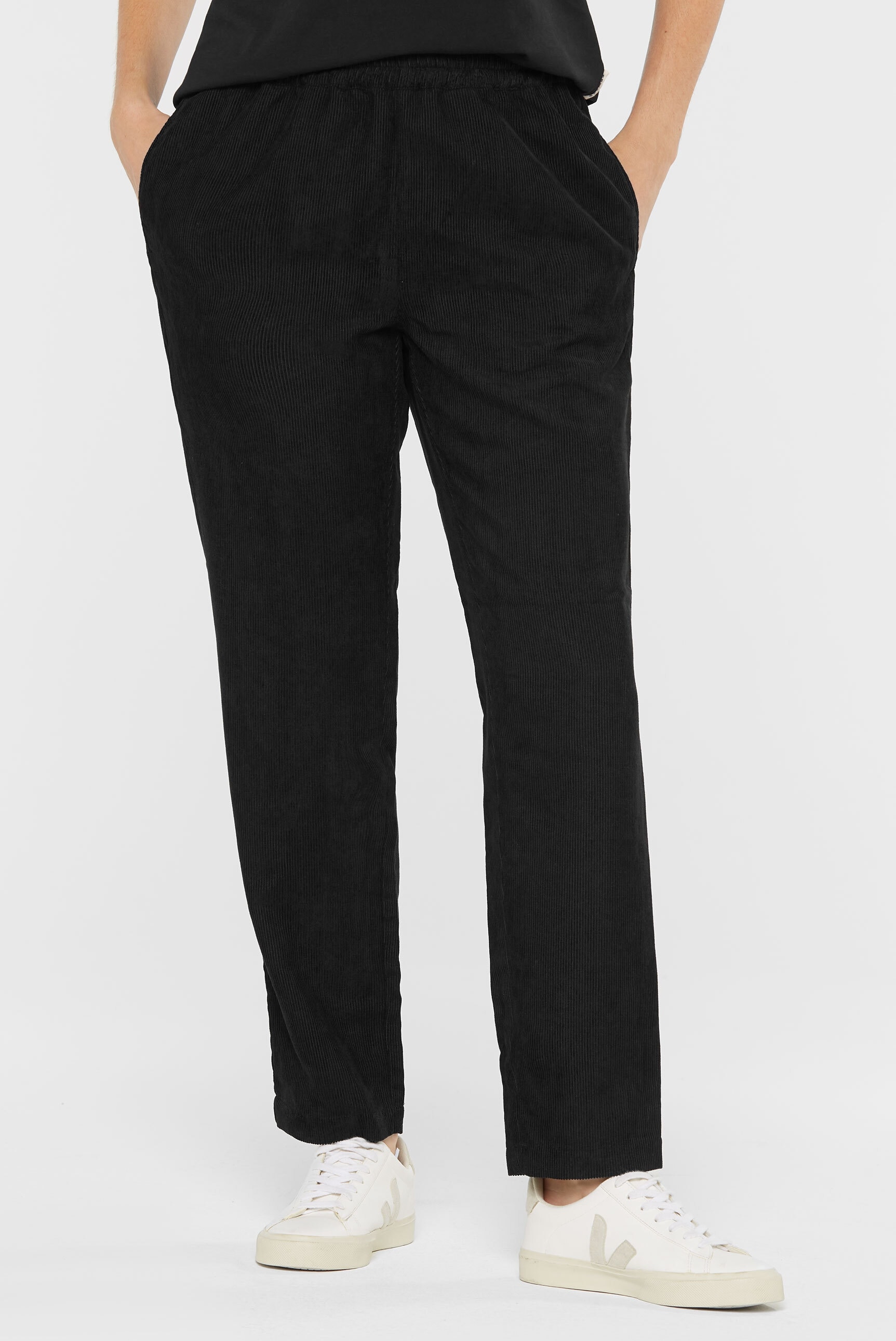 SENSES.THE LABEL Cordhose mit Elastikbund günstig online kaufen