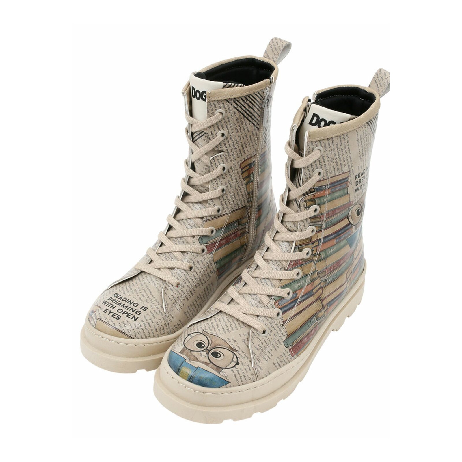 DOGO Stiefelette »Gisele The Wise Owl Damen Stiefel / Female«, Vegan