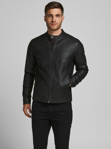 Lederimitatjacke »JJEWARNER JACKET NOOS«