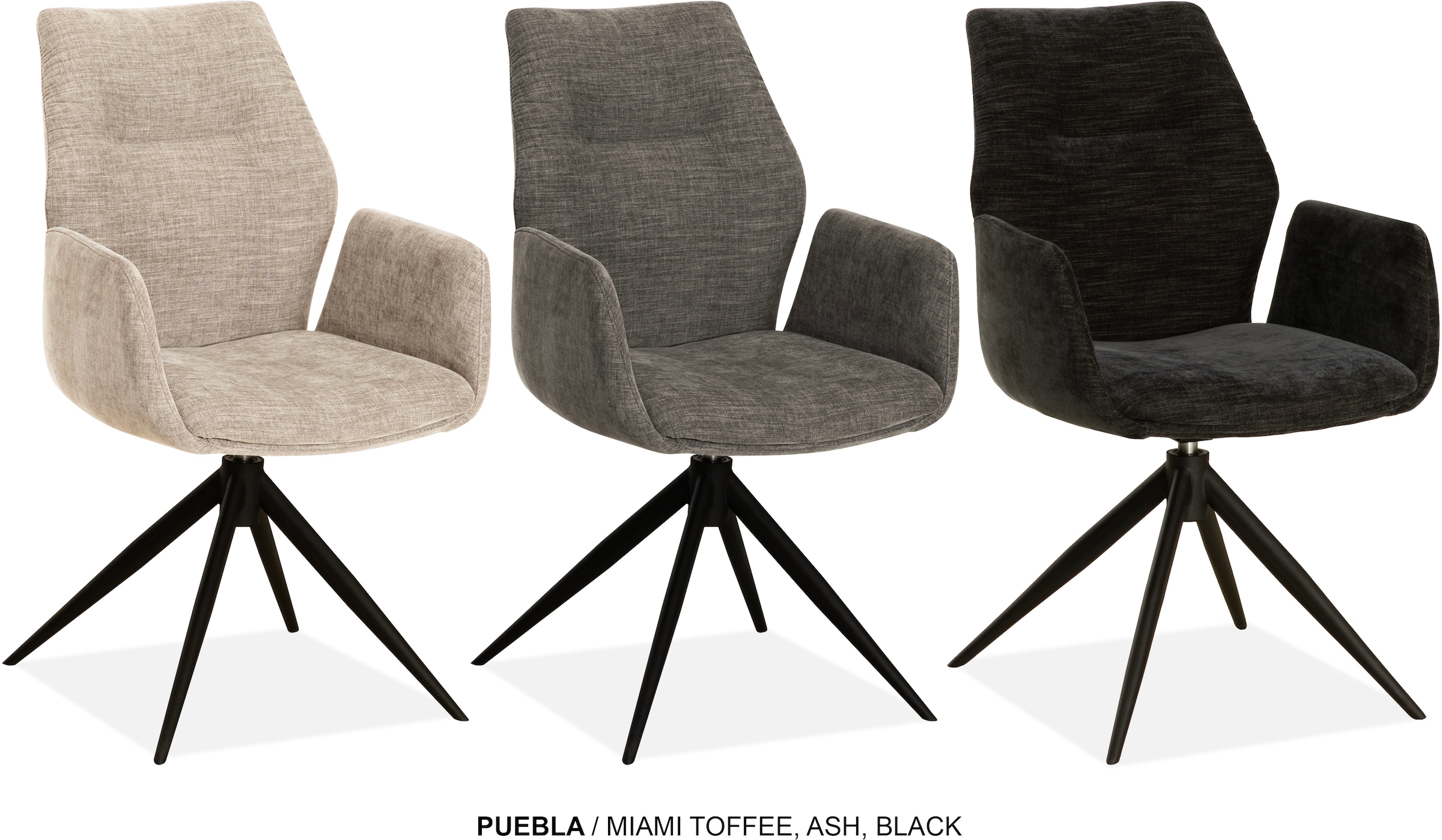 OMG Design Esszimmerstuhl »Puebla« (Set) 2 Stk.Drehstuhl mit auto-return, Armlehnenstuhl