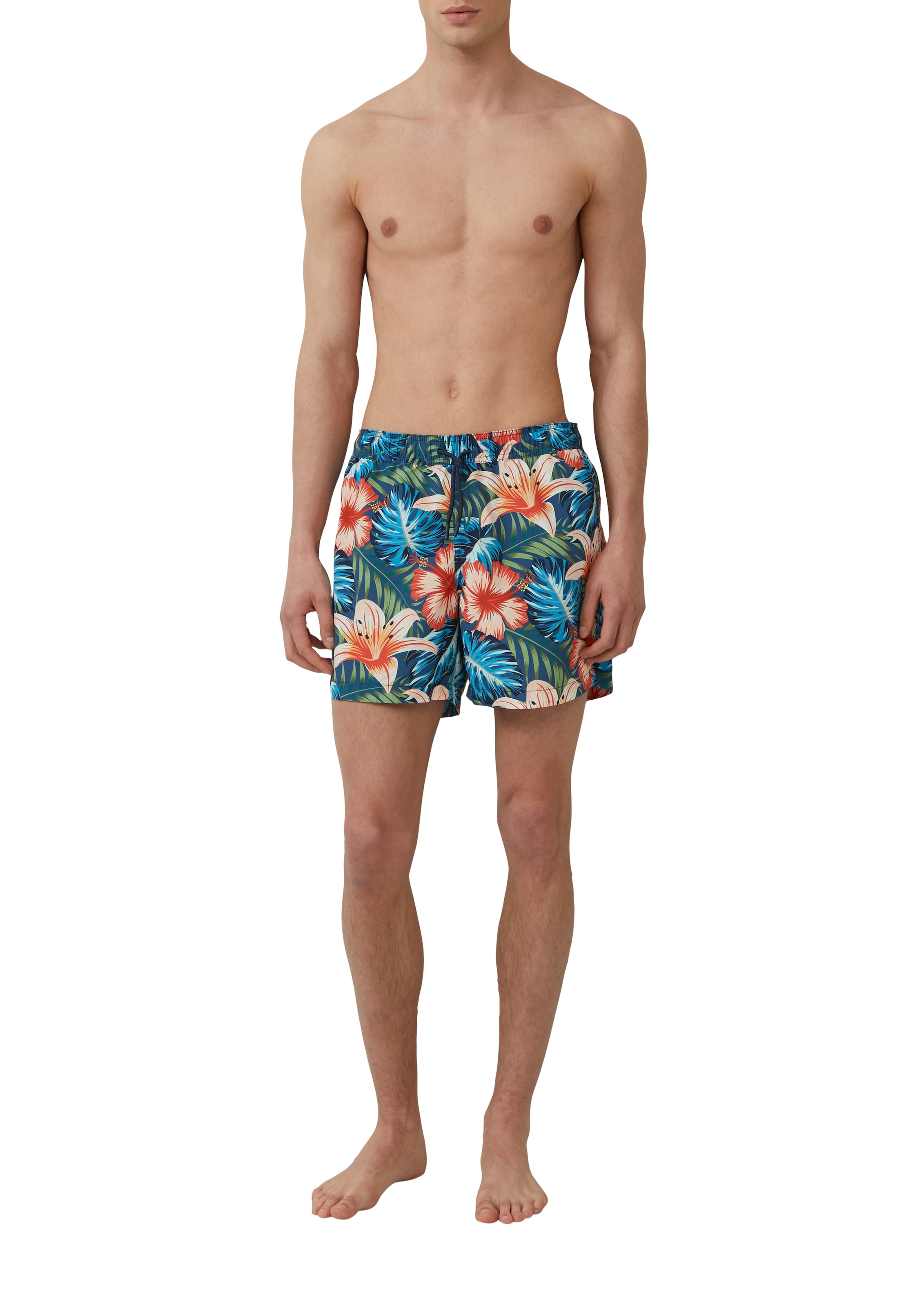 s.Oliver Strandshorts, Sommerhose mit All-Over Print günstig online kaufen