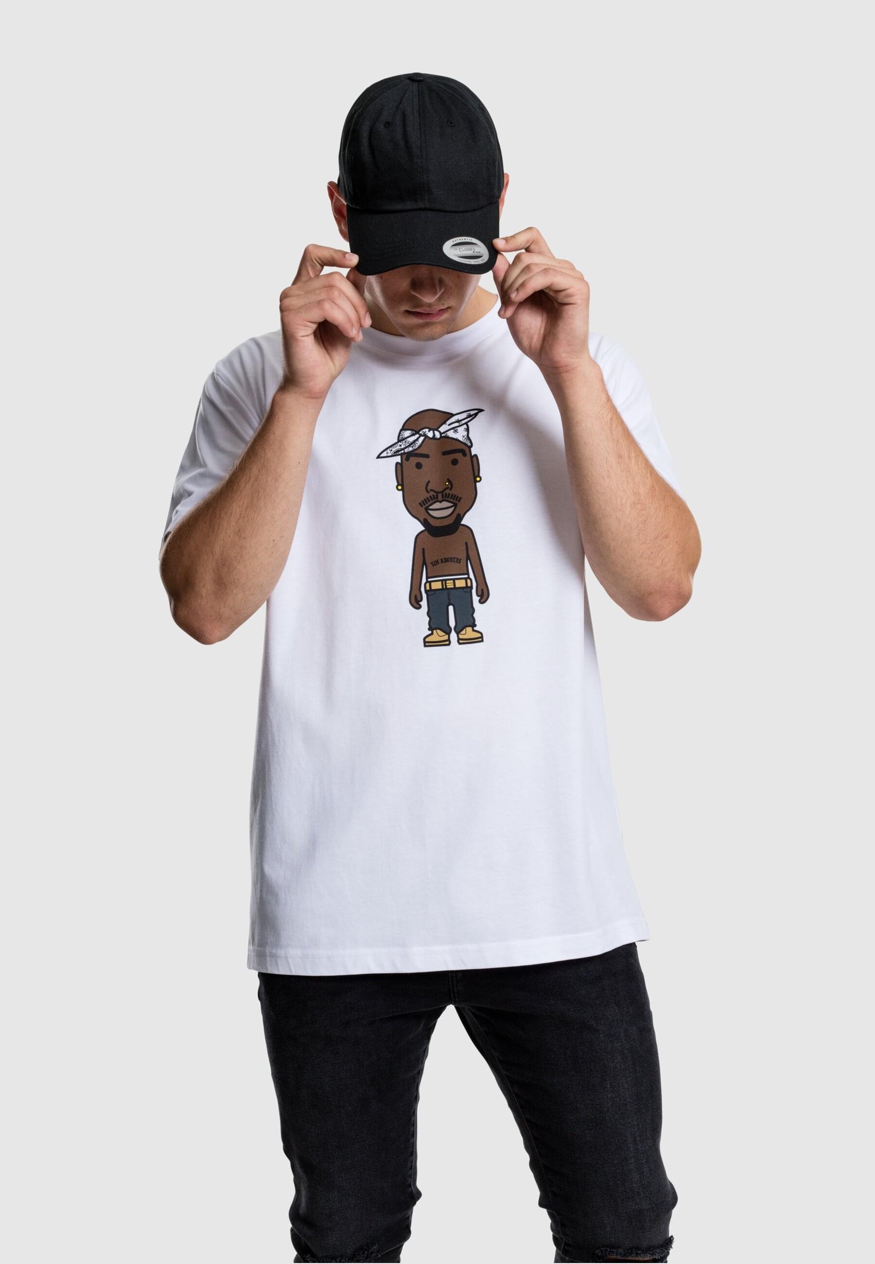 MisterTee Kurzarmshirt »MisterTee Herren LA Sketch Tee«, (1 tlg.)