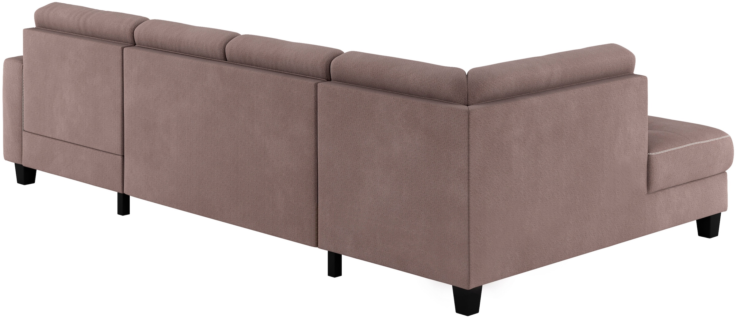 Places of Style Wohnlandschaft »Varese«, Kreuznaht in beige