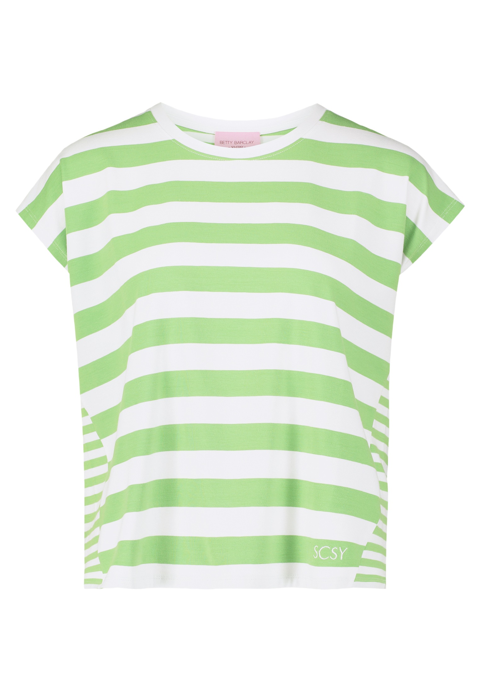 Betty Barclay Kurzarmshirt "Damen Basic Shirt mit Streifen" 1 Stk. tlg. Mat günstig online kaufen