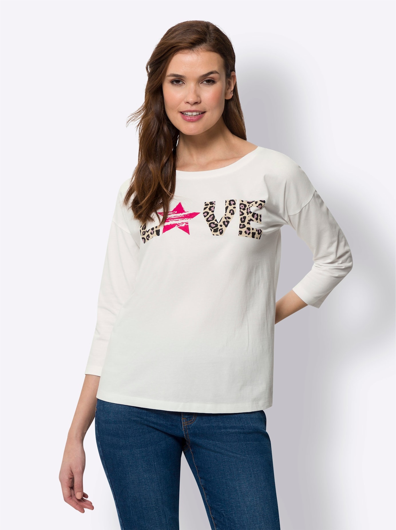 heine 3/4-Arm-Shirt »Shirt«, (1 tlg.)