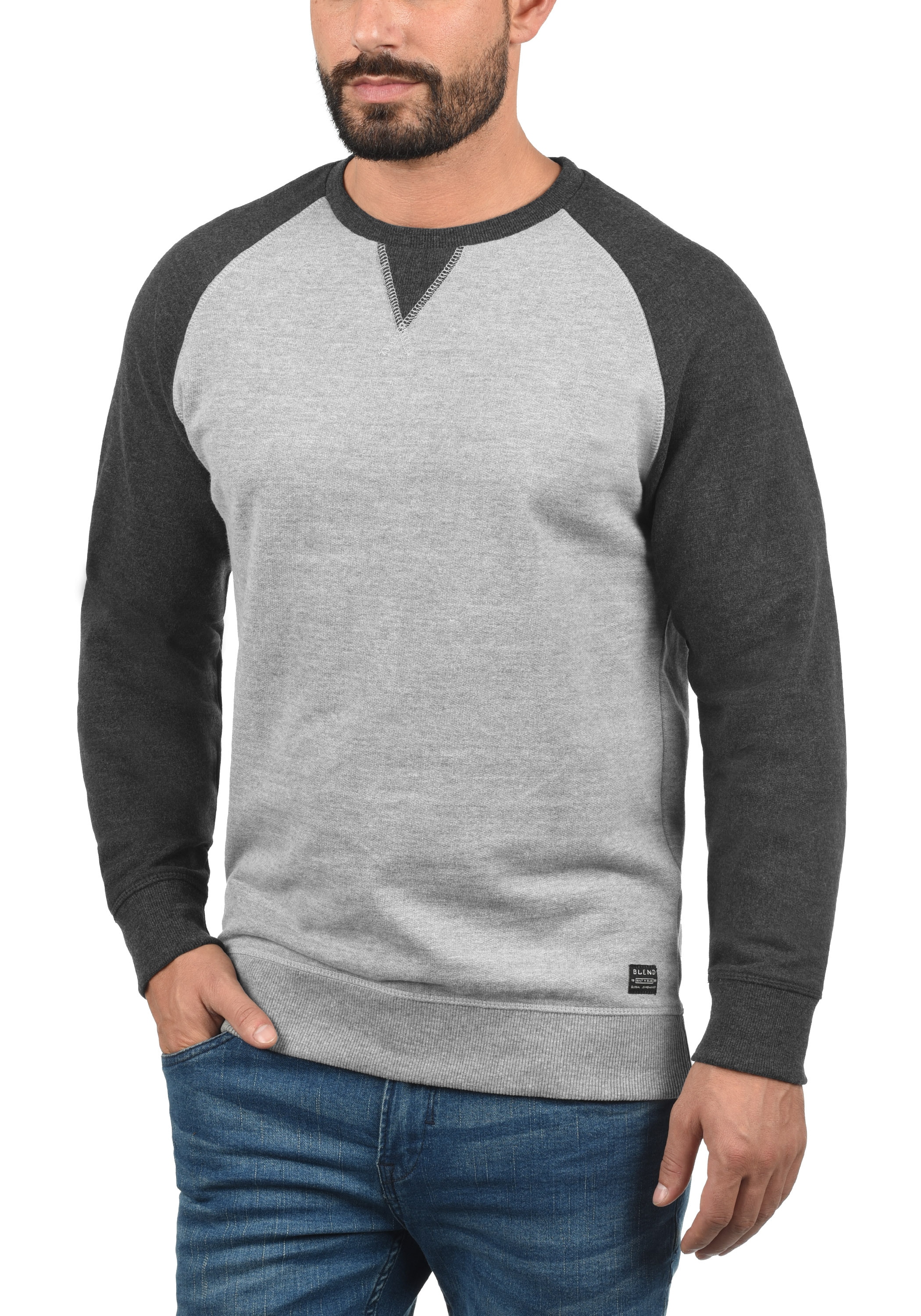 Blend Longpullover "BHAari", Pullover mit Rundhalsausschnitt günstig online kaufen