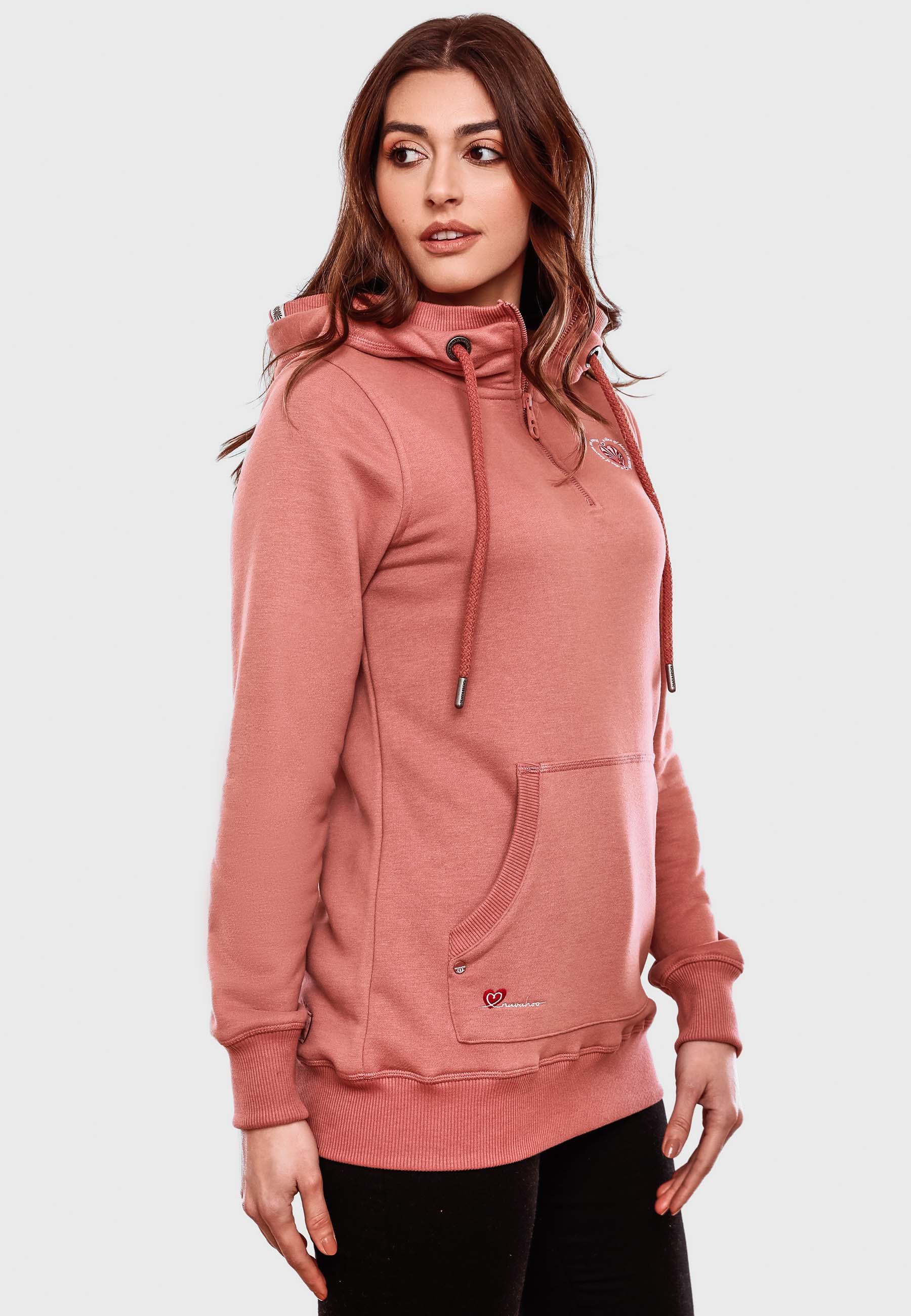 Navahoo Kapuzensweatshirt »Zauberelfe«, Warmer Damen Hoodie mit Tunnelzug-Kordeln