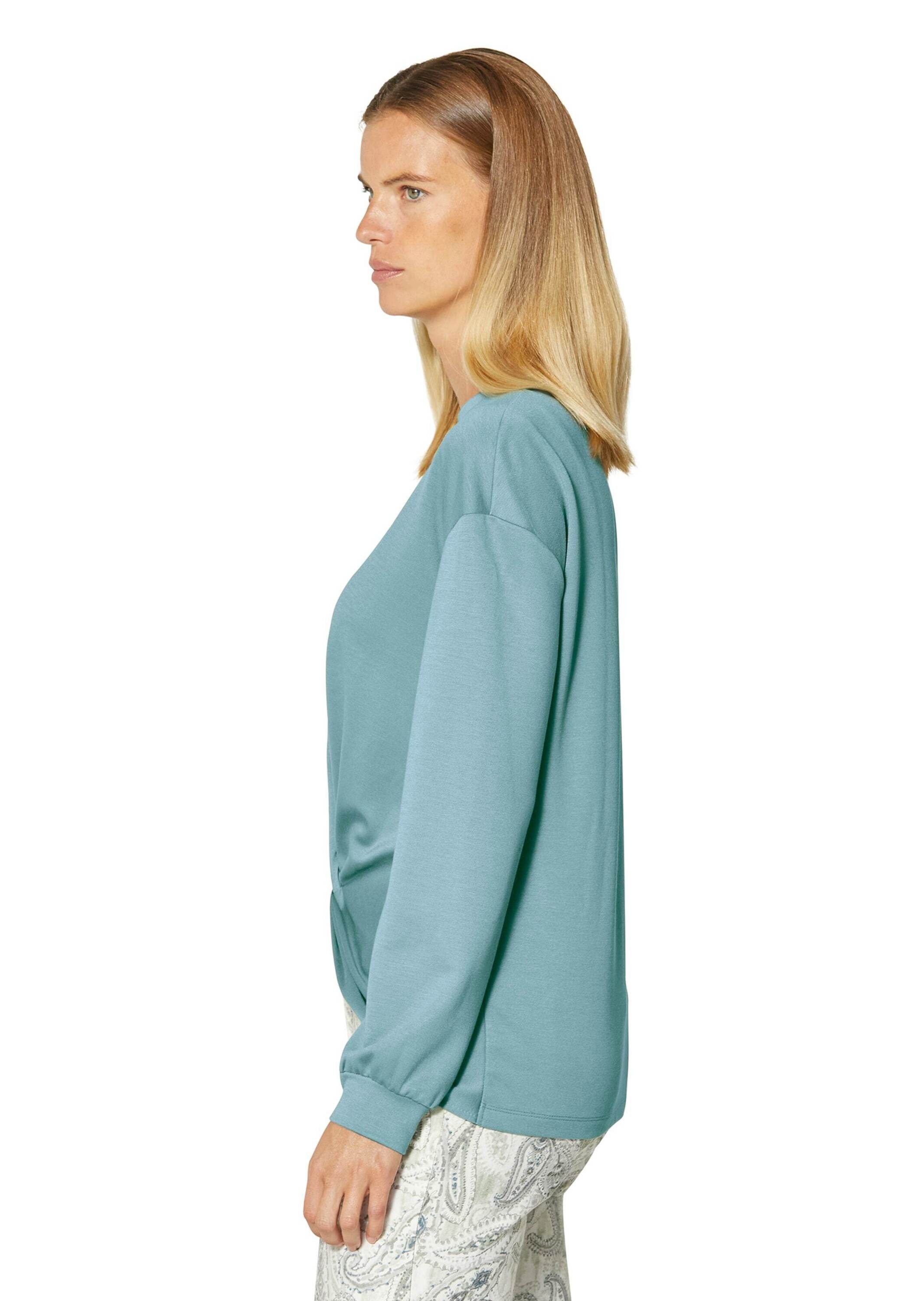 MADELEINE Langarmshirt »Sweatshirt Sweatshirt mit Knoten-Drapierung«