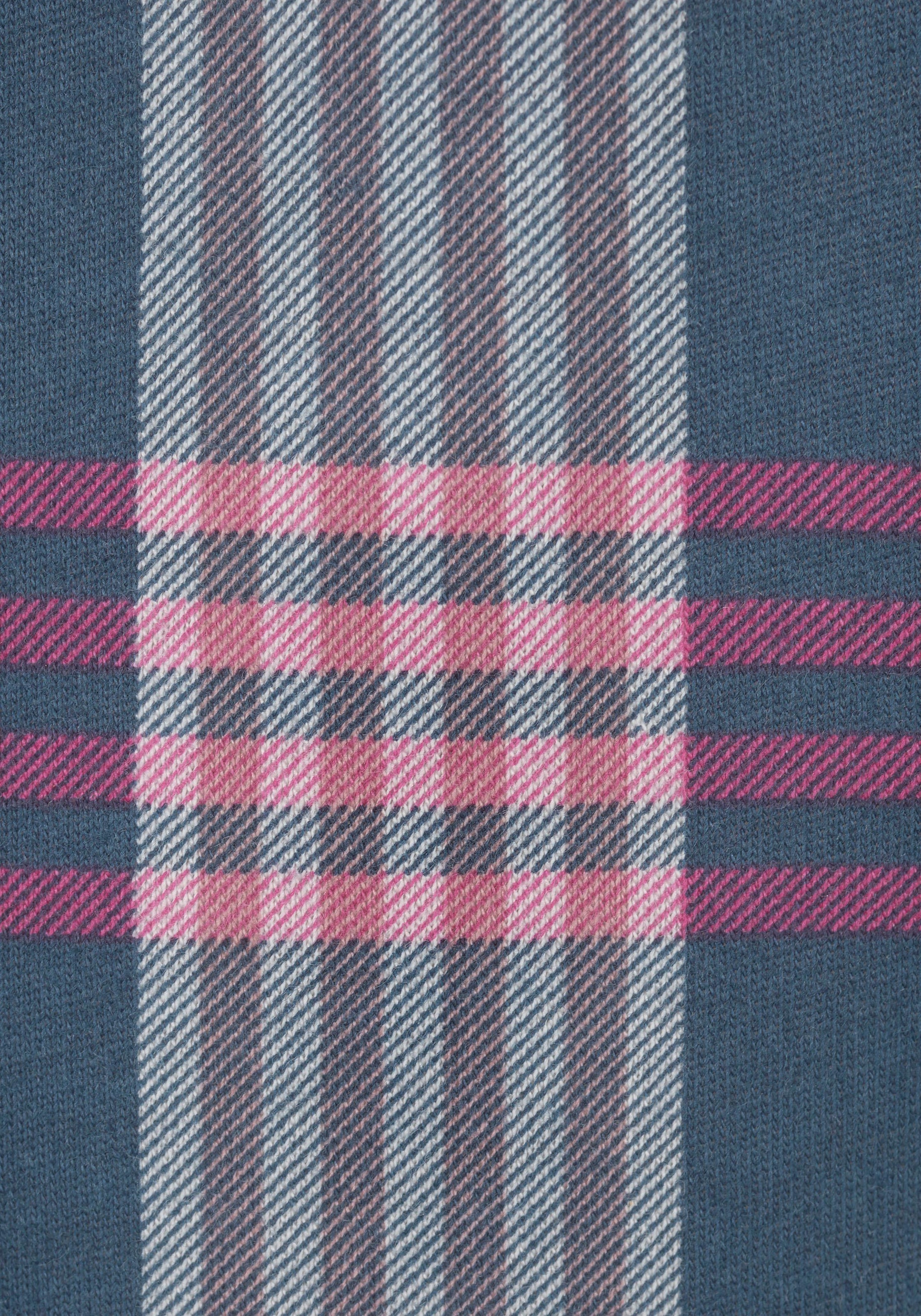 Vivance Dreams Pyjama, (4 tlg., 2 Stück), mit karierter Hose