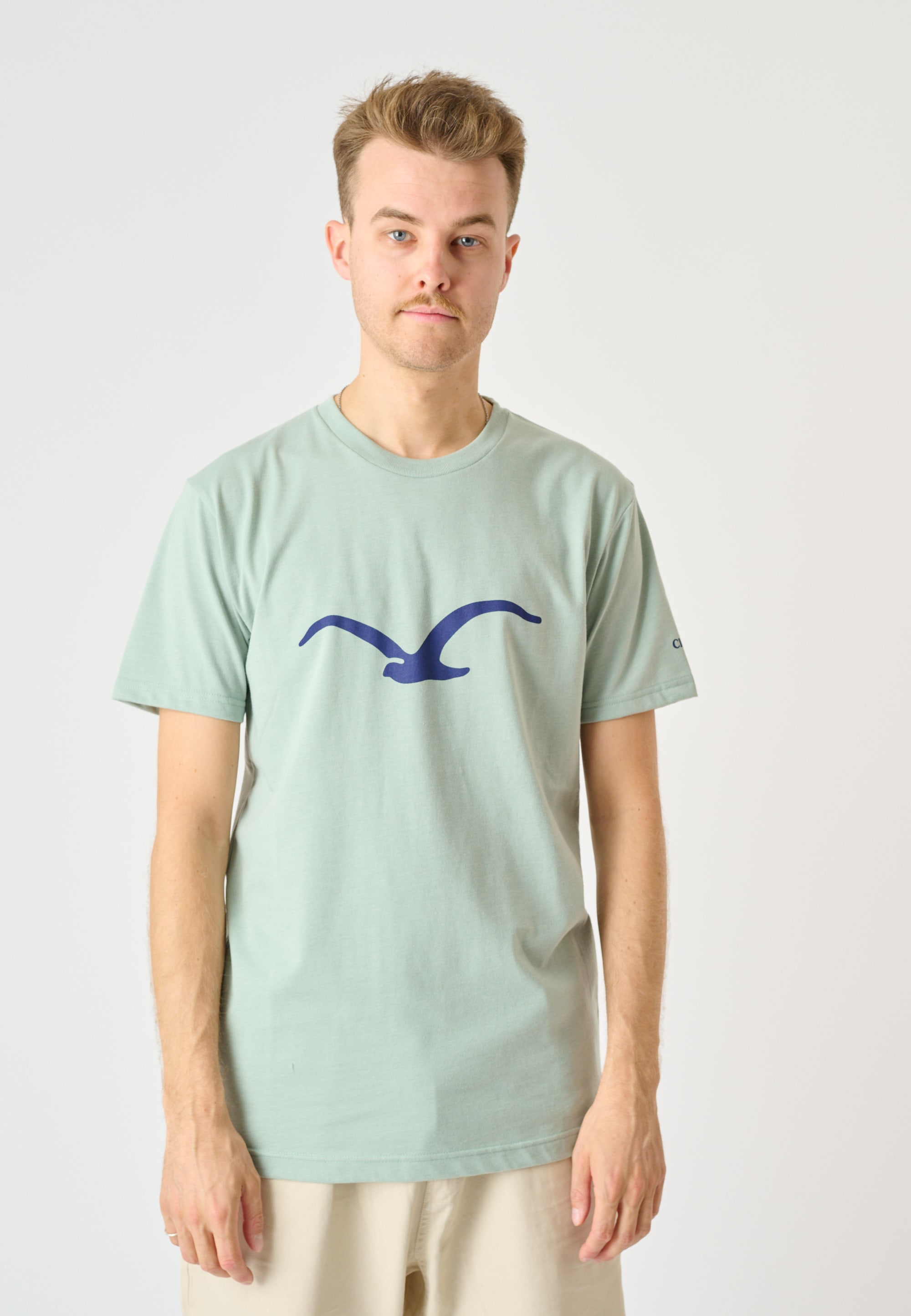 Cleptomanicx T-Shirt »Mowe«, mit Print ▷ | BAUR für klassischem
