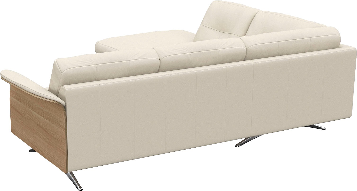 FLEXLUX Ecksofa "Glow, super bequem durch hochwertigem Sitzaufbau mit Feder günstig online kaufen