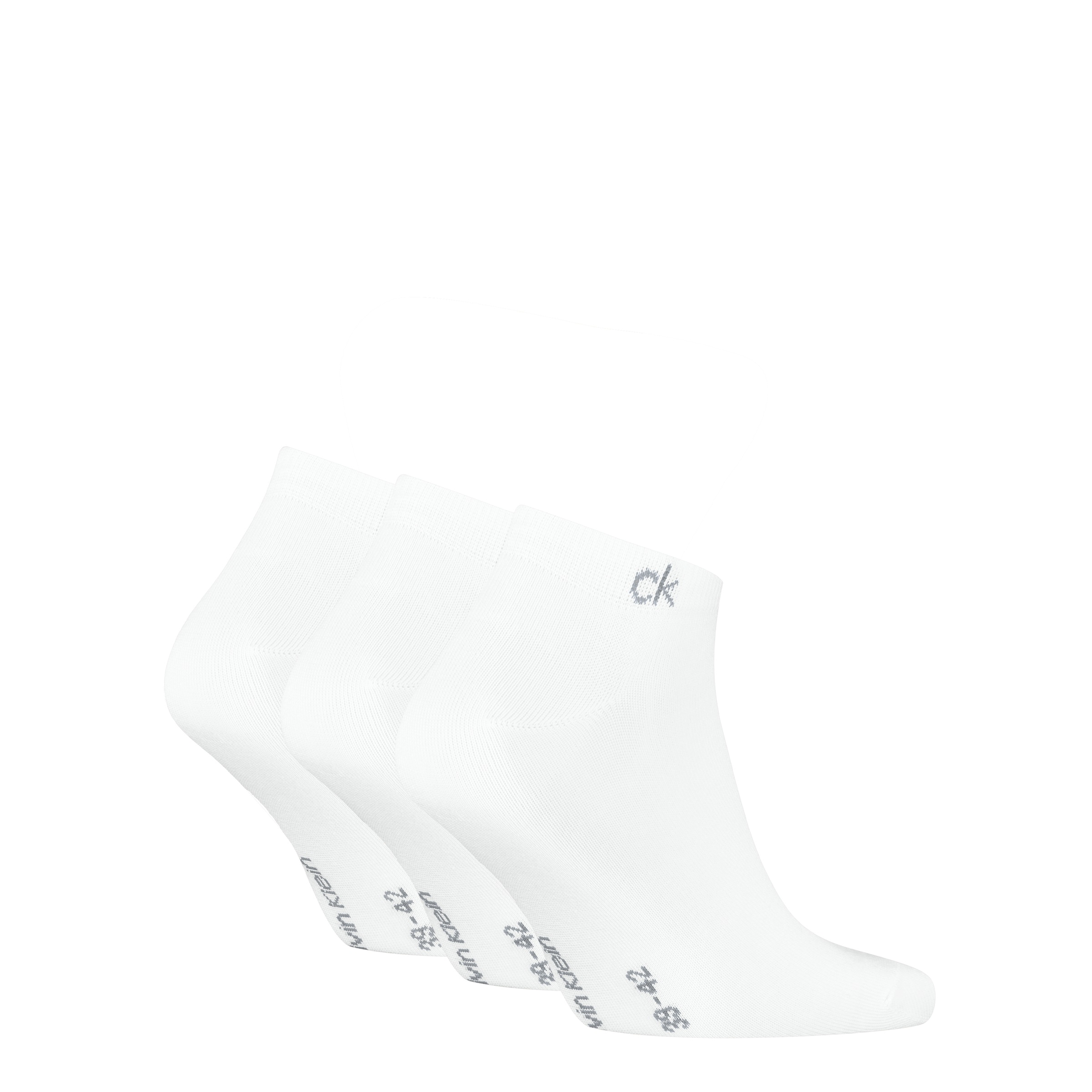 Calvin Klein Sneakersocken »CK MEN SNEAKER« 3 Paar,  mit kleinem Rippenbündchen, Cotton-Mix, elastisch