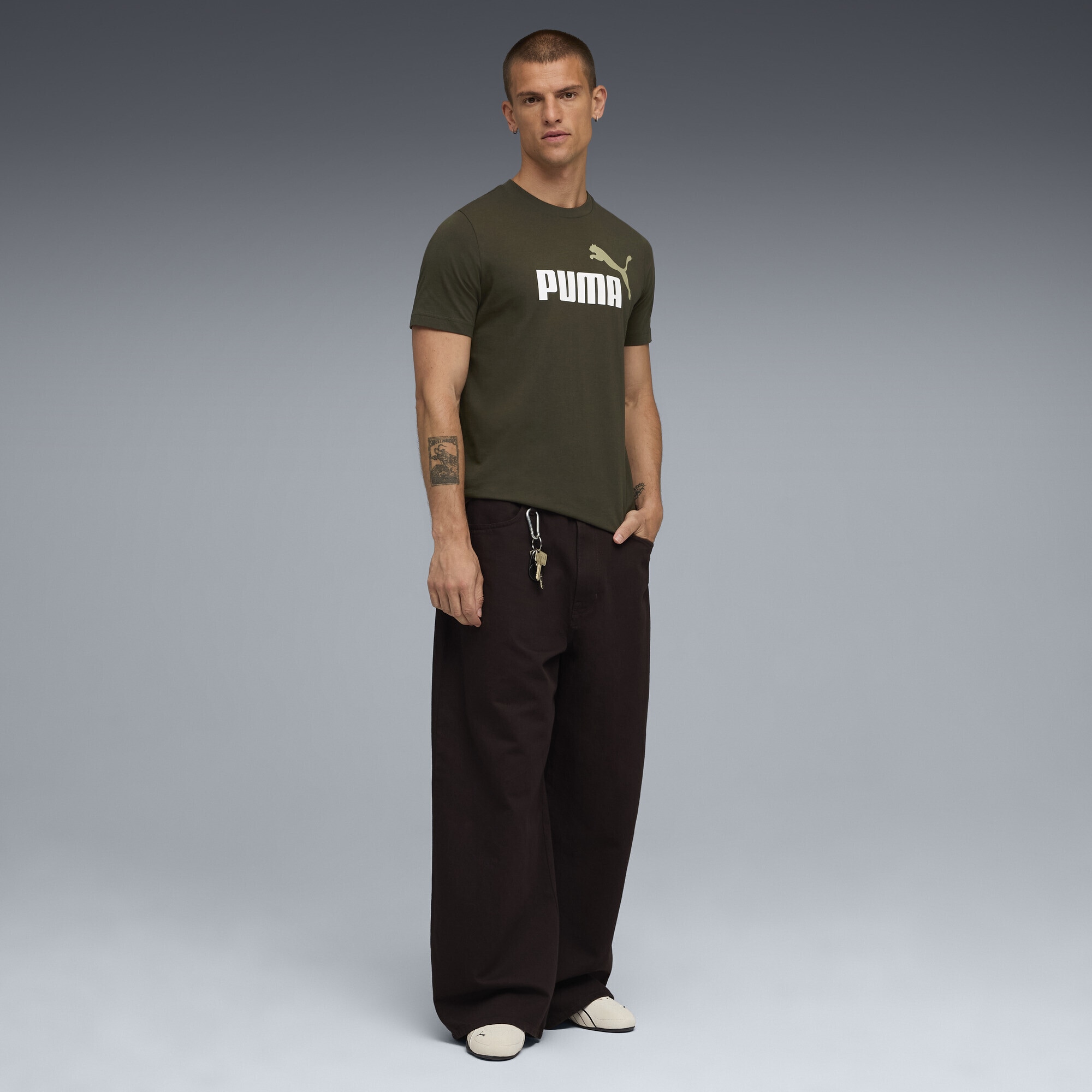 PUMA T-Shirt »Essentials 2 Colour No. 1 Logo T-Shirt Herren«