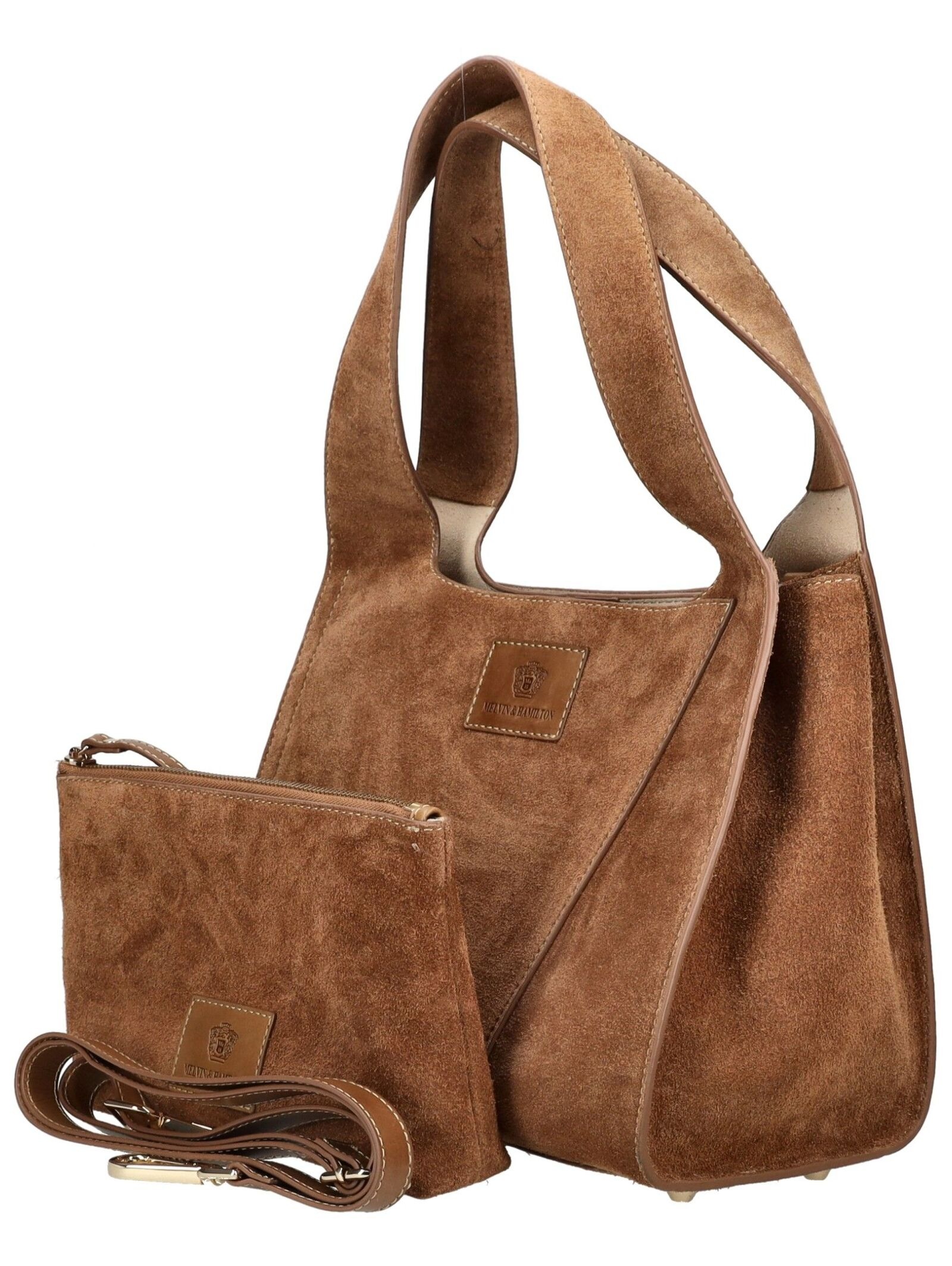 Melvin & Hamilton Henkeltasche »Melvin & Hamilton Taschen Veloursleder«