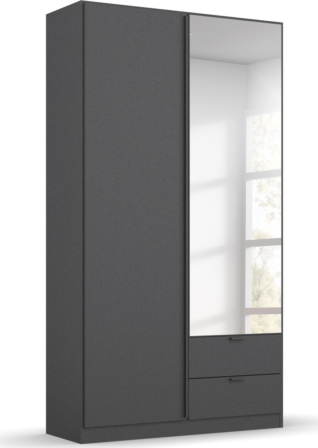 rauch Drehtürenschrank »StyleUp«, Typ Monochrome mit eleganten, langen Griffstangen in Schrankfarbe