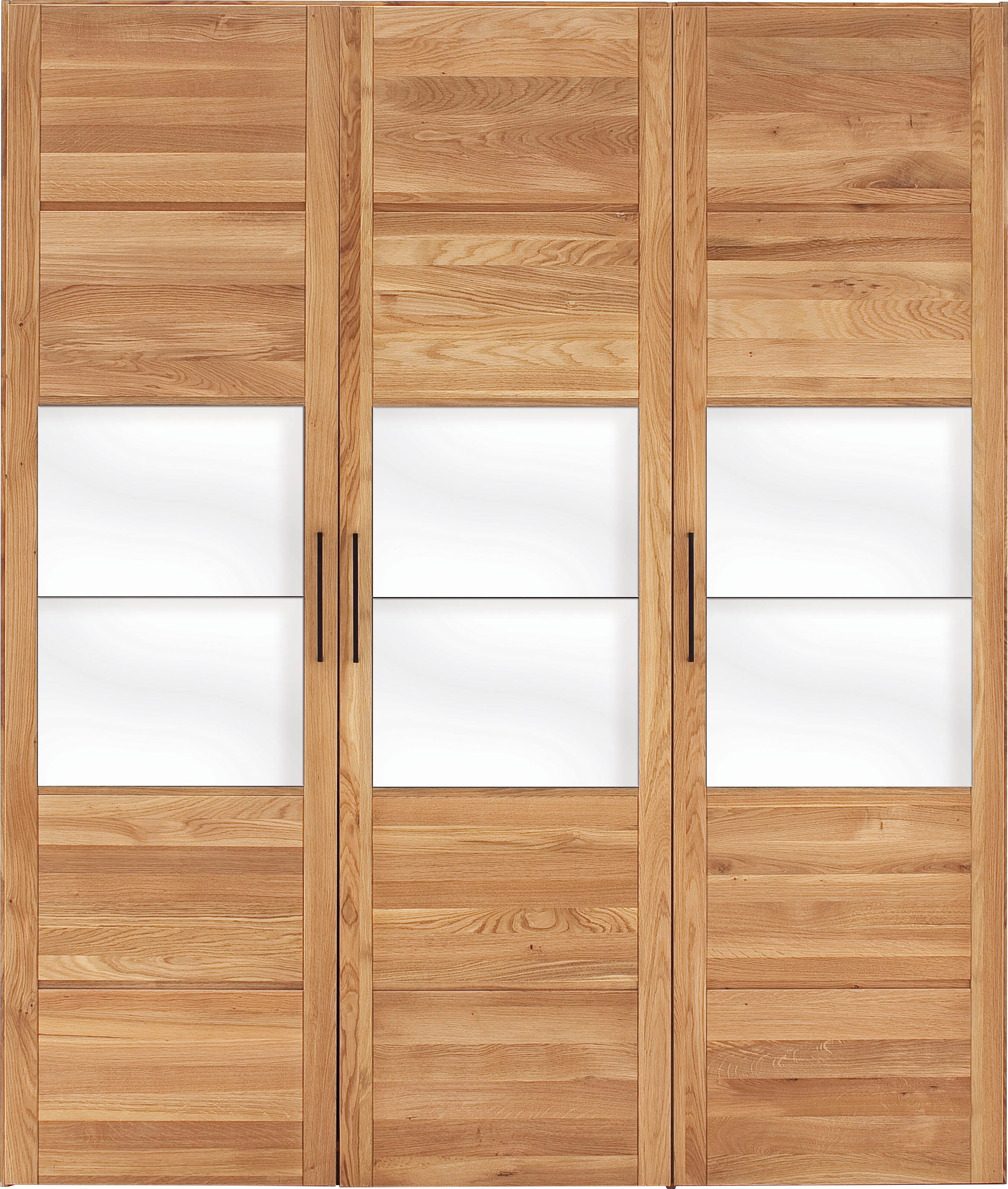 Home affaire Kleiderschrank "Chamara" aus massivem Eichenholz, in unterschiedlichen Breiten, Höhe 218 cm