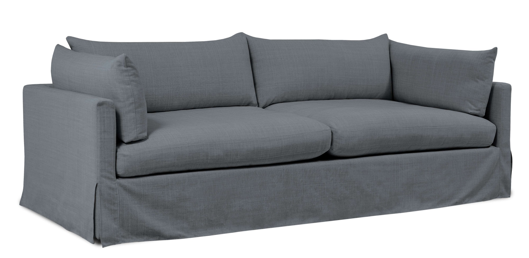 andas 3-Sitzer »Joucas, Hussensofa, Breite 244 cm«, (1 St.), extra tiefe Sitzfläche, mit Faserball-Füllung für mehr Sitzkomfort