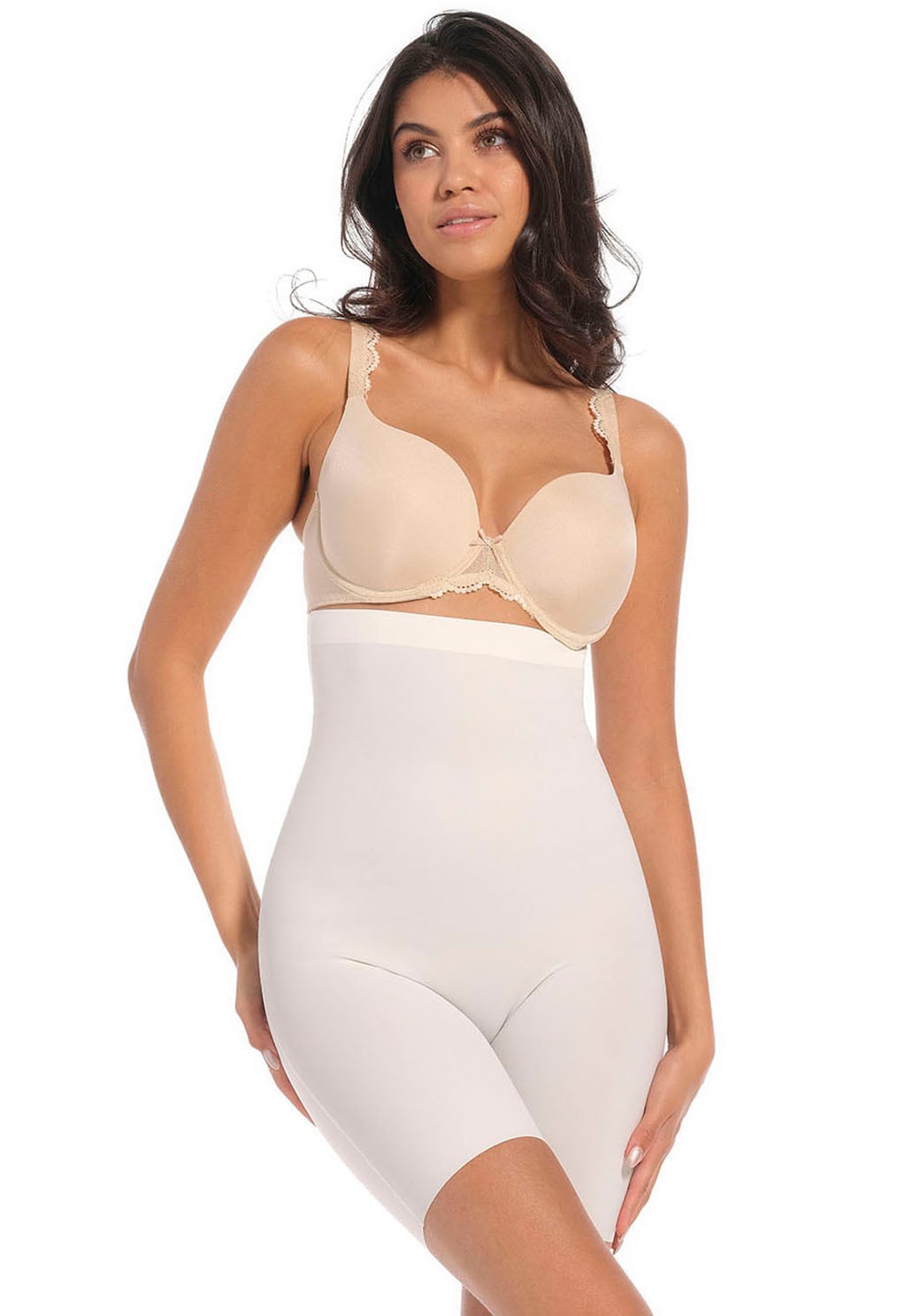 Magic Bodyfashion Panty "Maxi Hi-Bermuda" Silikonbesatz An Der Oberseite Verhindert Ein Einrollen